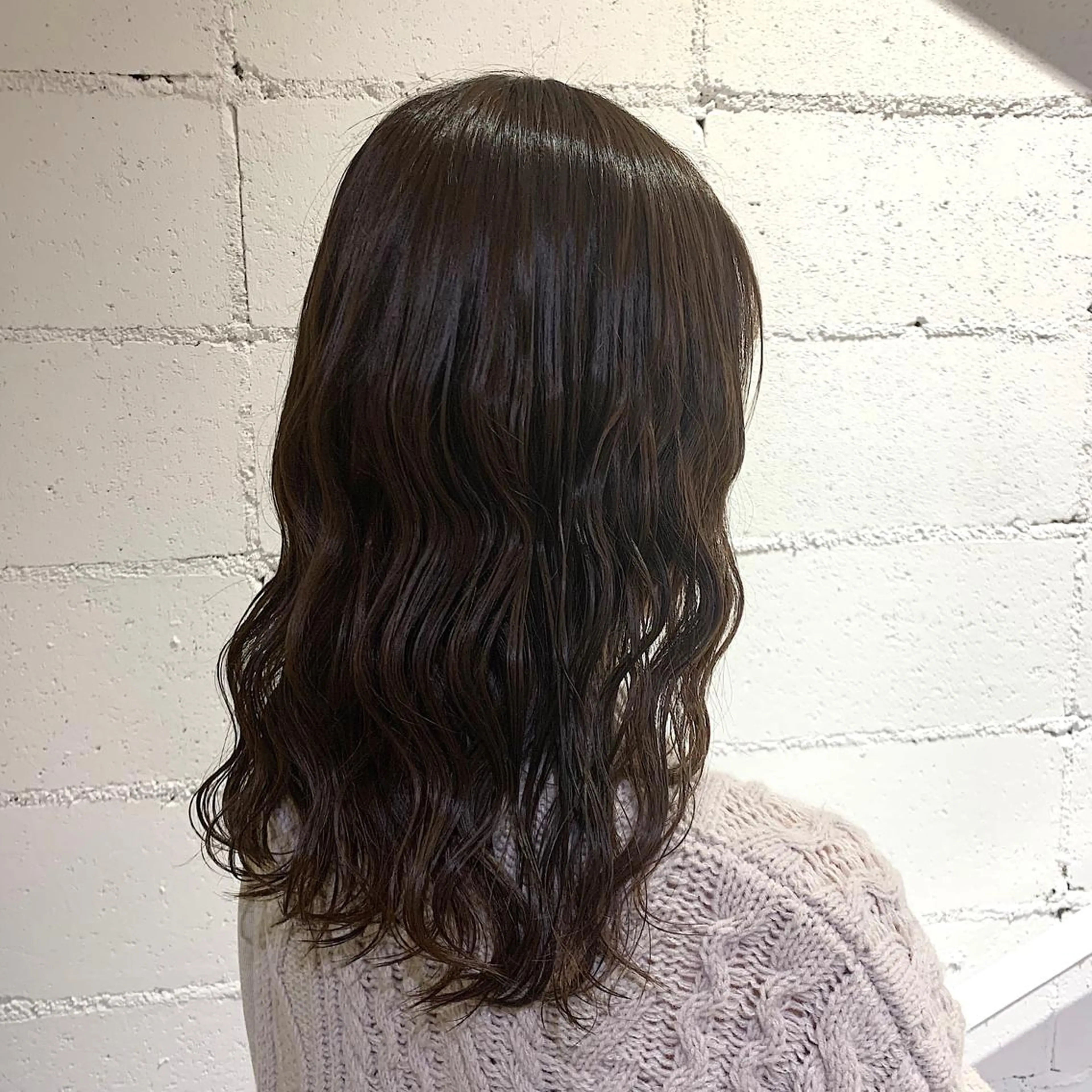 セミロング ヘアカラー トリートメント ayano ．のヘアスタイル