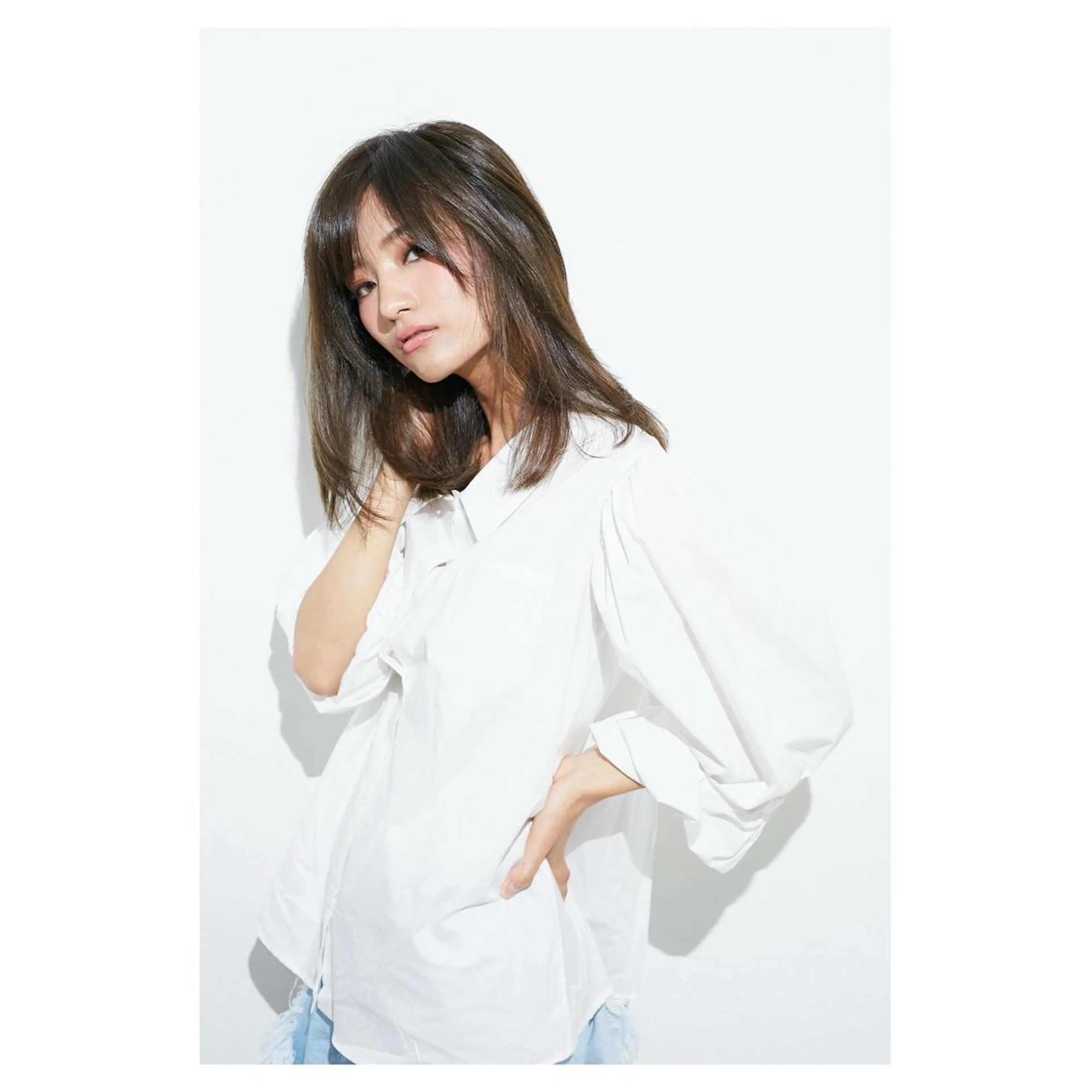 ミディアム 縮毛矯正/レイヤー MUNEYOSHIのヘアスタイル