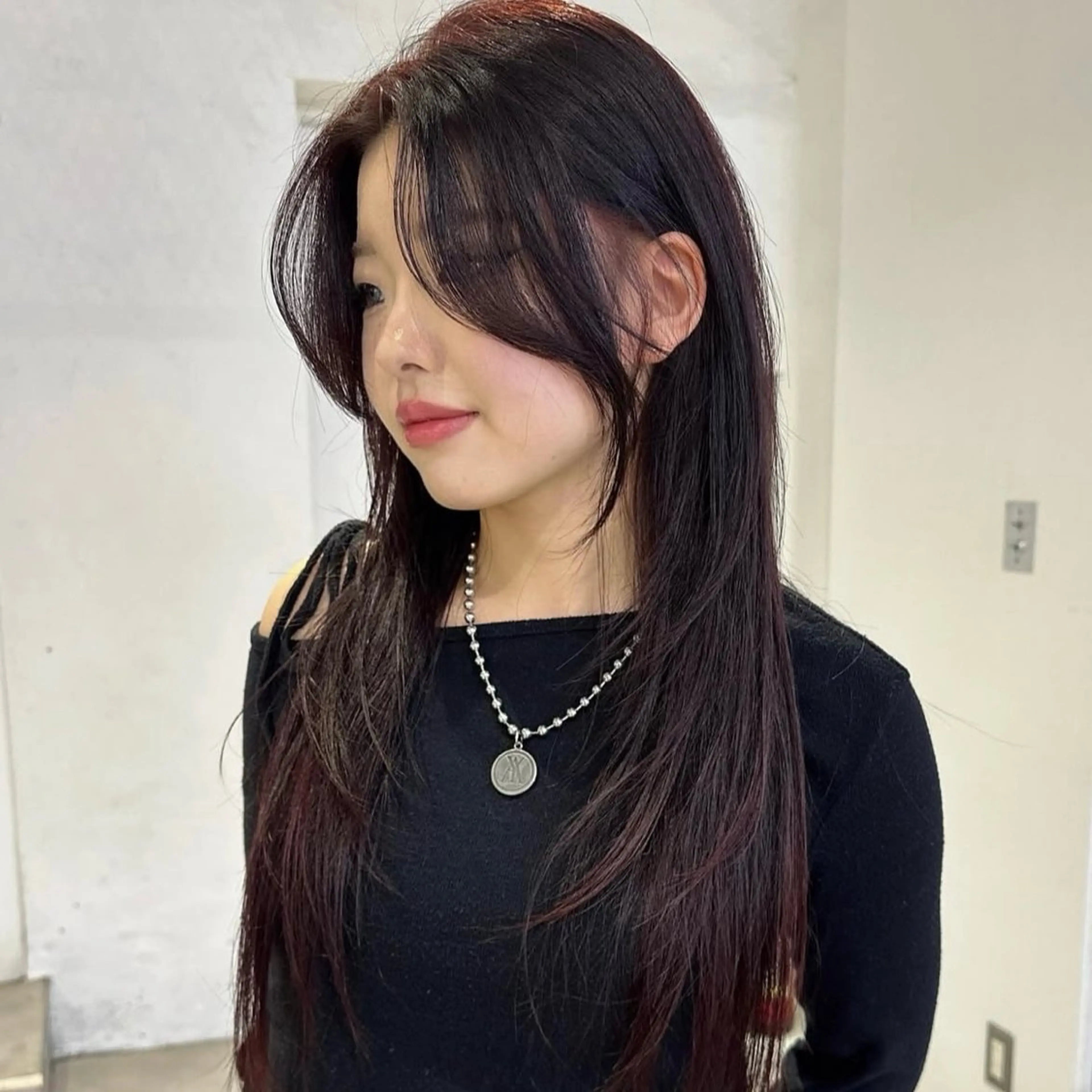 ロング カラー 韓国ヘア/グレージュ kanako🤍🫧のヘアスタイル