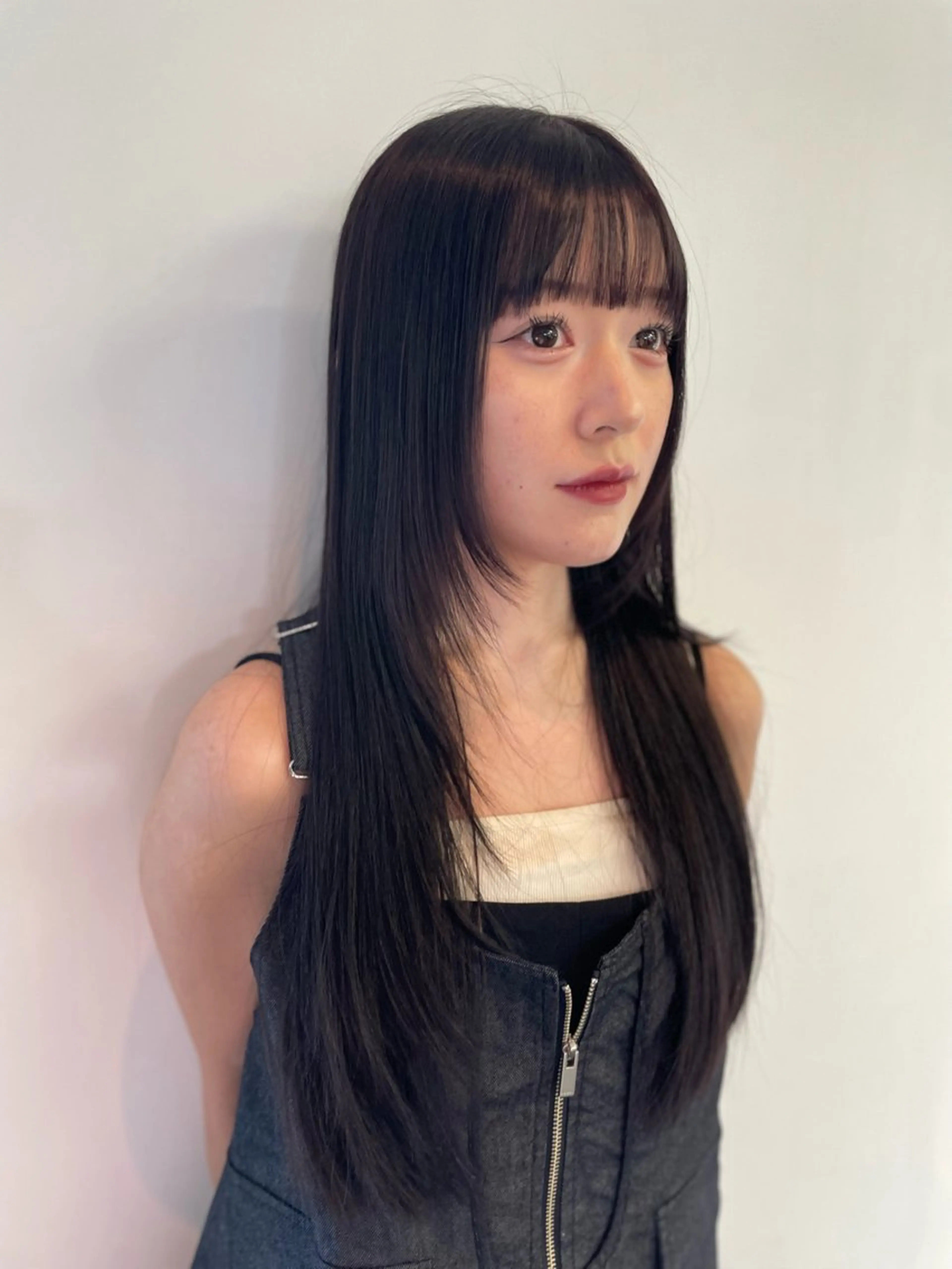 ロング カット ヘアカラー トリートメント レイヤー/デジパ SAKIのヘアスタイル