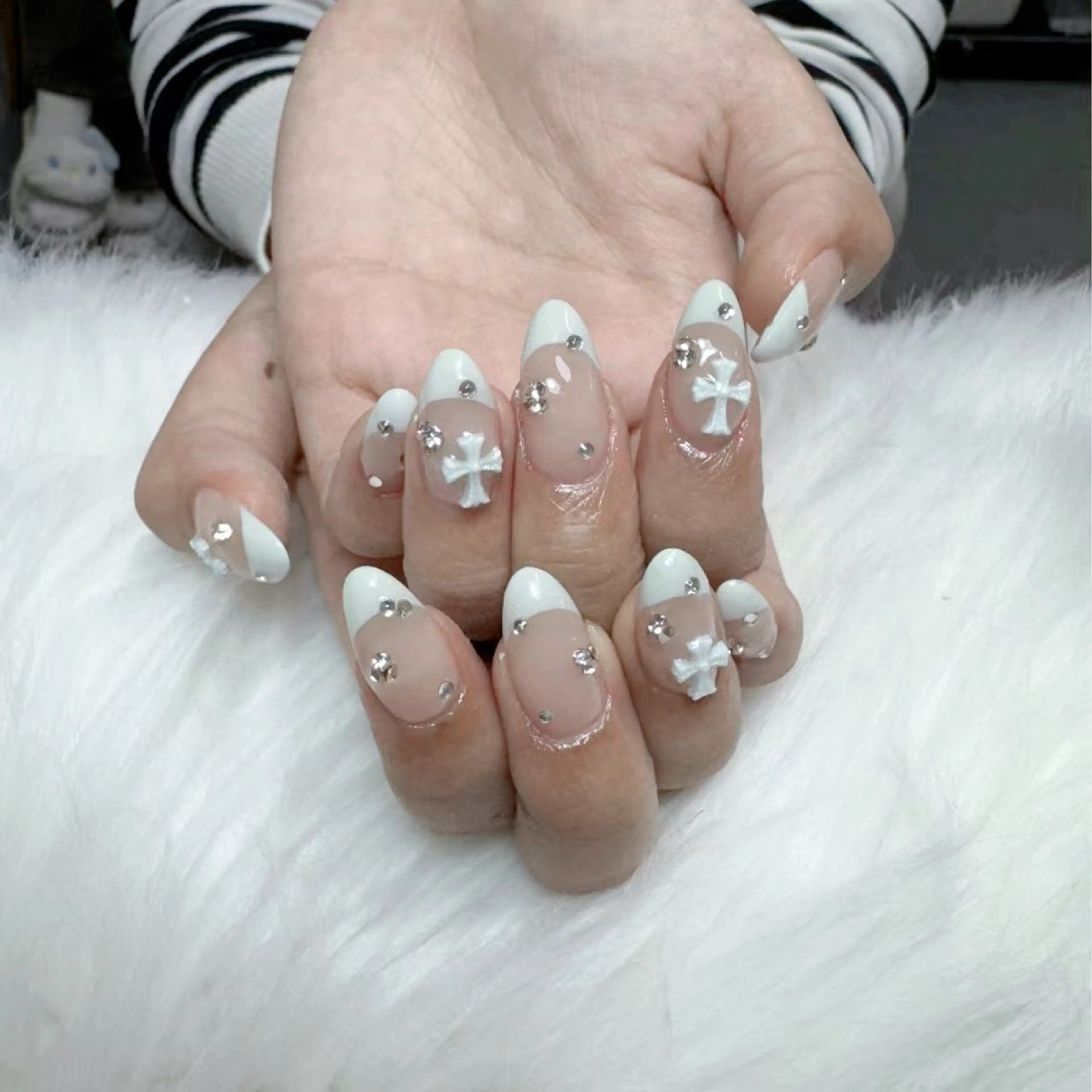 ネイル ハンドネイル 🎀nana🫧 ワンホンネイル🎀のネイルデザイン