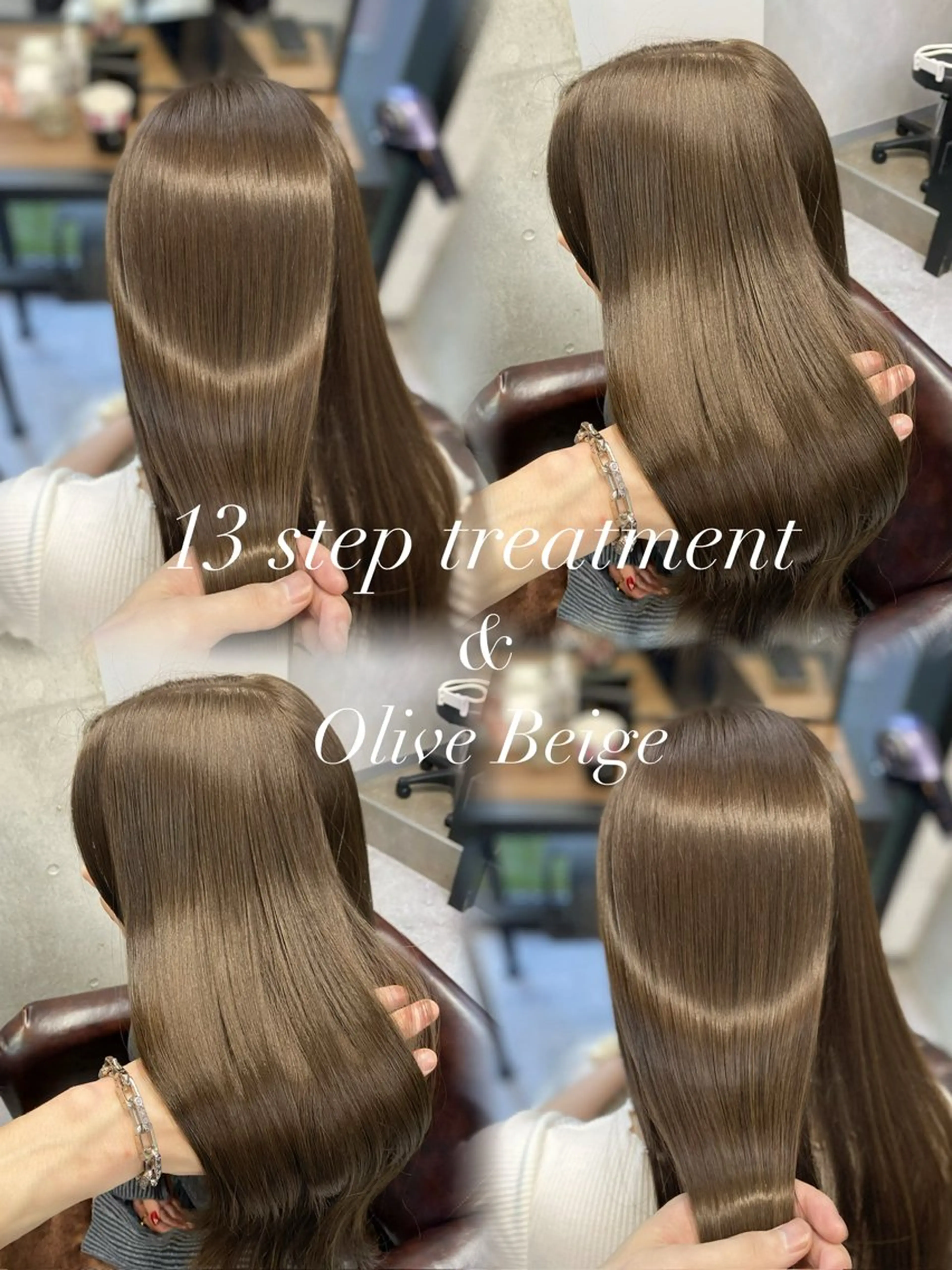 セミロング トリートメント 韓国/ワンホンヘア 髪質改善/MaCoのヘアスタイル