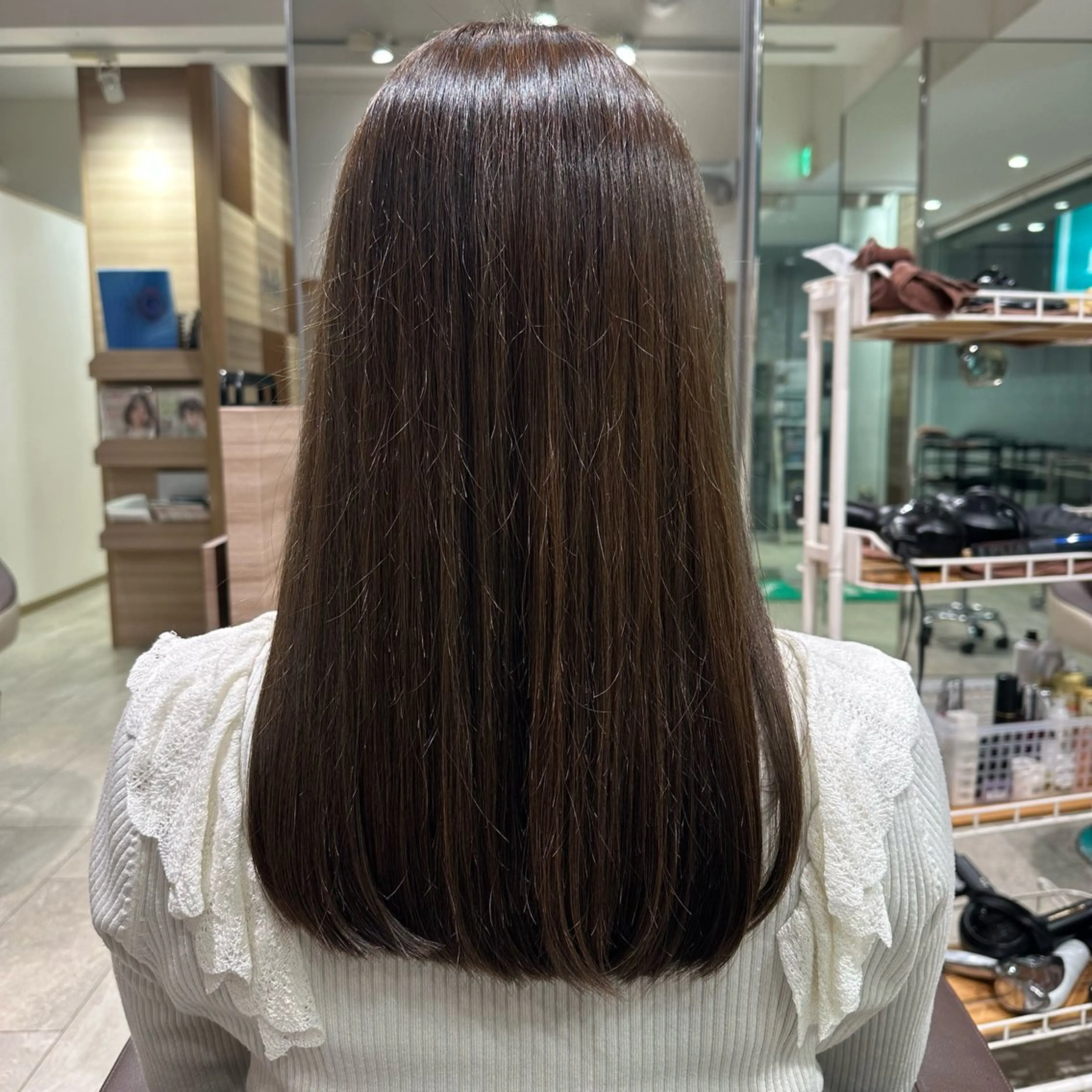 ロング カット ヘアカラー Ash浦安店 富谷 日菜乃のヘアスタイル