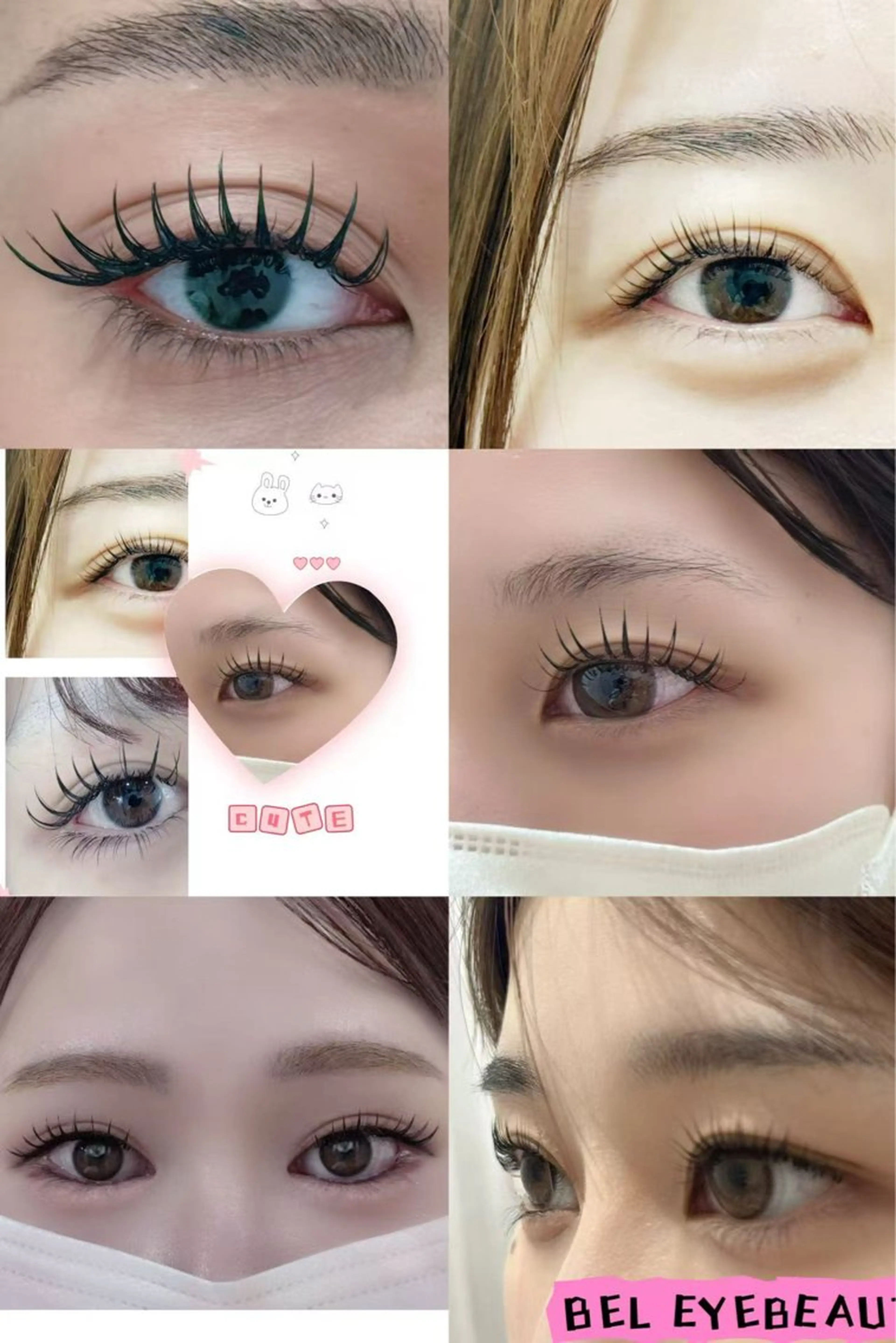 マツエク・マツパ 中野 あかねのマツエク・マツパデザイン