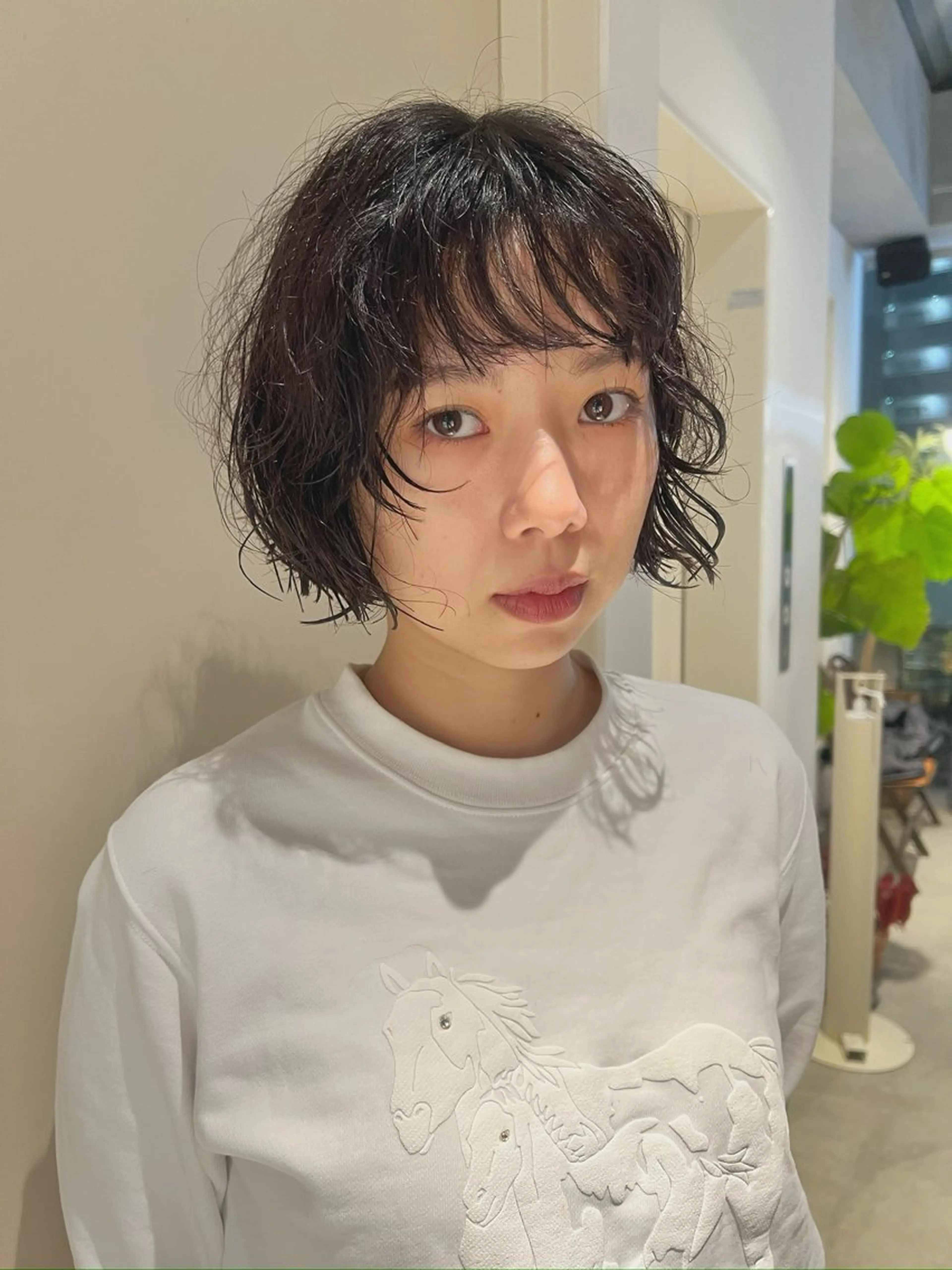 ミディアム ボブ くせ毛 カット 大澤 叶方のヘアスタイル