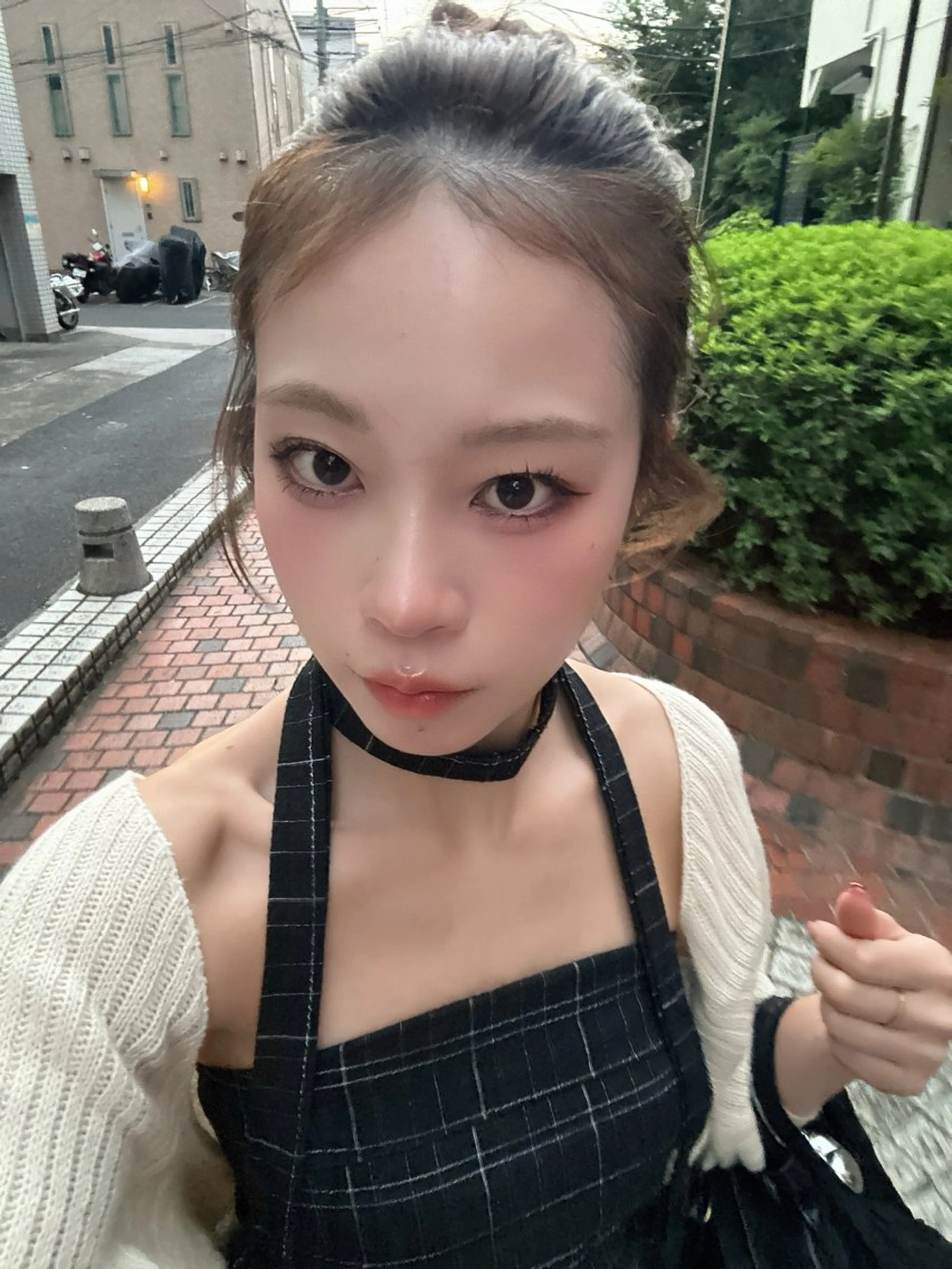 ロング パーマ チャンモリパーマ カット パーマ 韓国ヘア🦢🖤 Sayumiのヘアスタイル