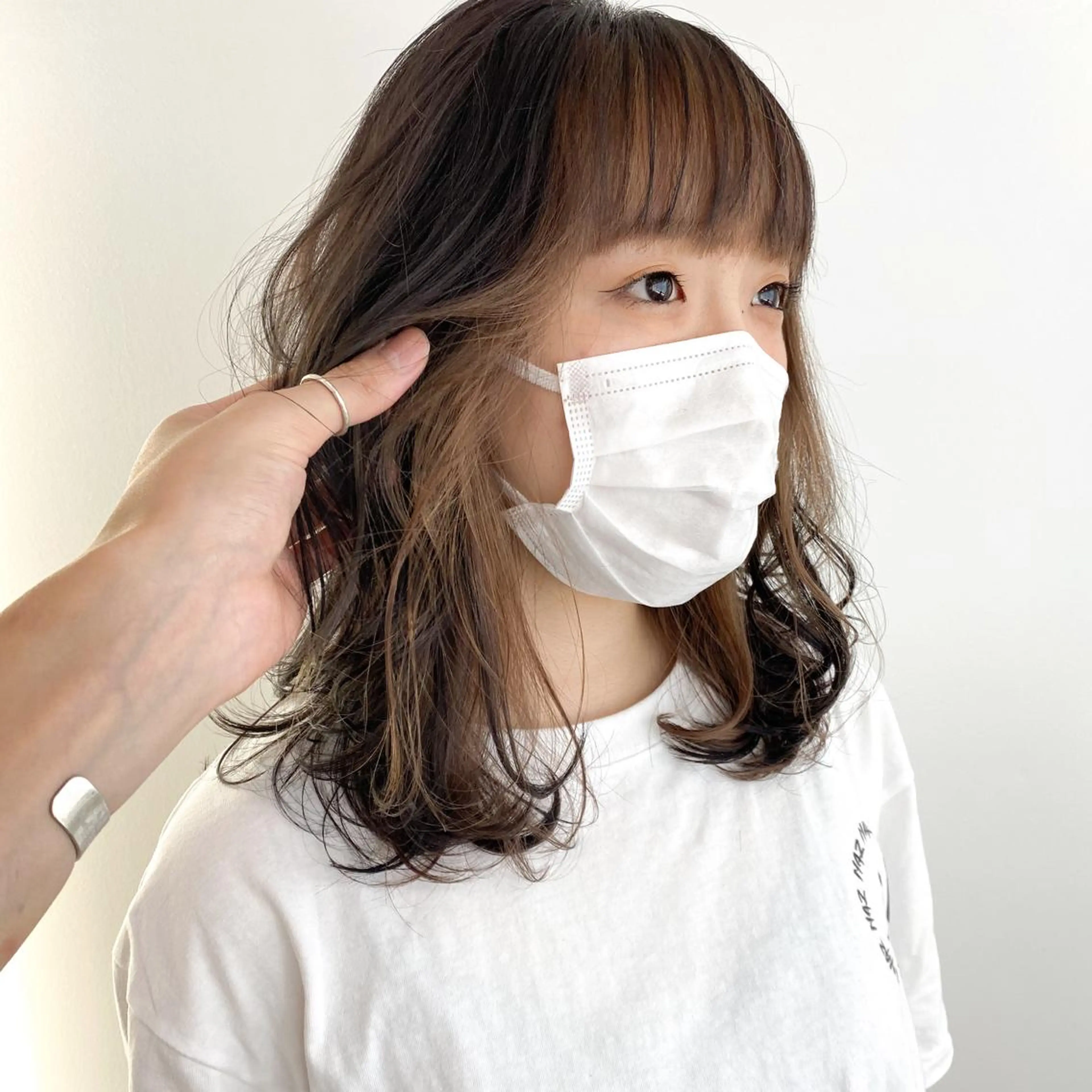ミディアム カラー ヘアカラー トリートメント 海外デザイン🇺🇸 石渡諒太のヘアスタイル