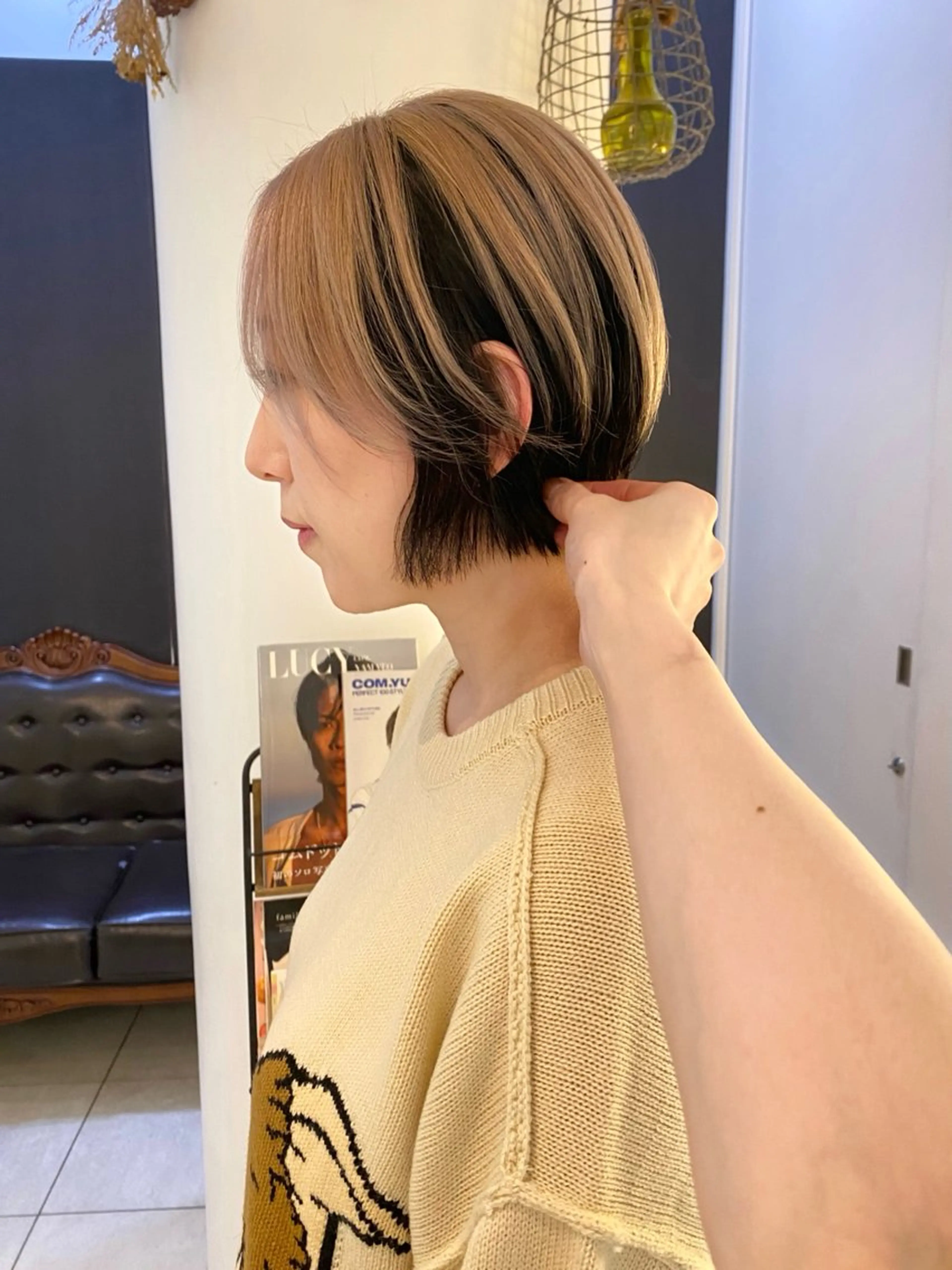 ショート カラー ヘアカラー トリートメント mai / linoah˚✧のヘアスタイル