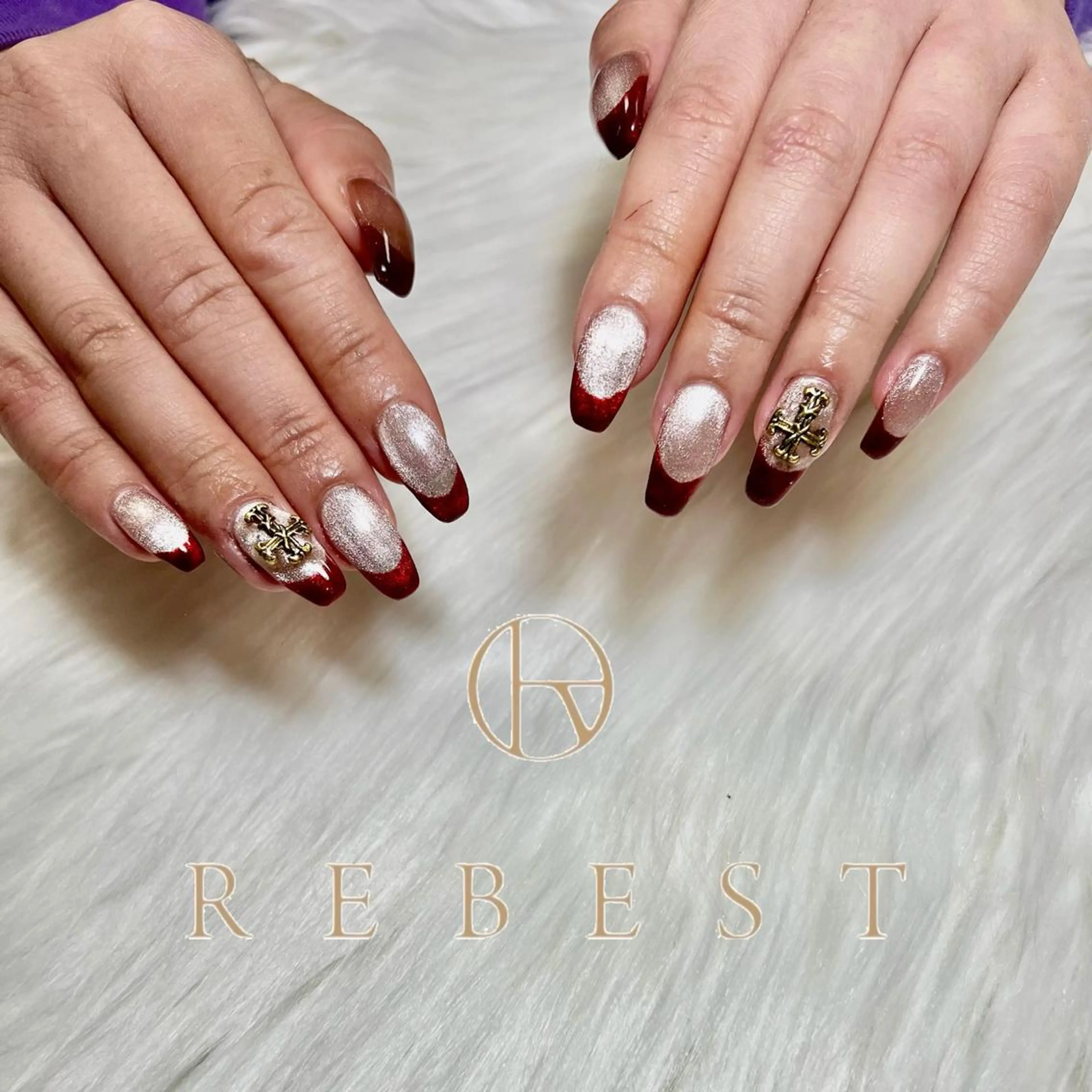 ネイル REBEST京橋 🦋Curumiのネイルデザイン