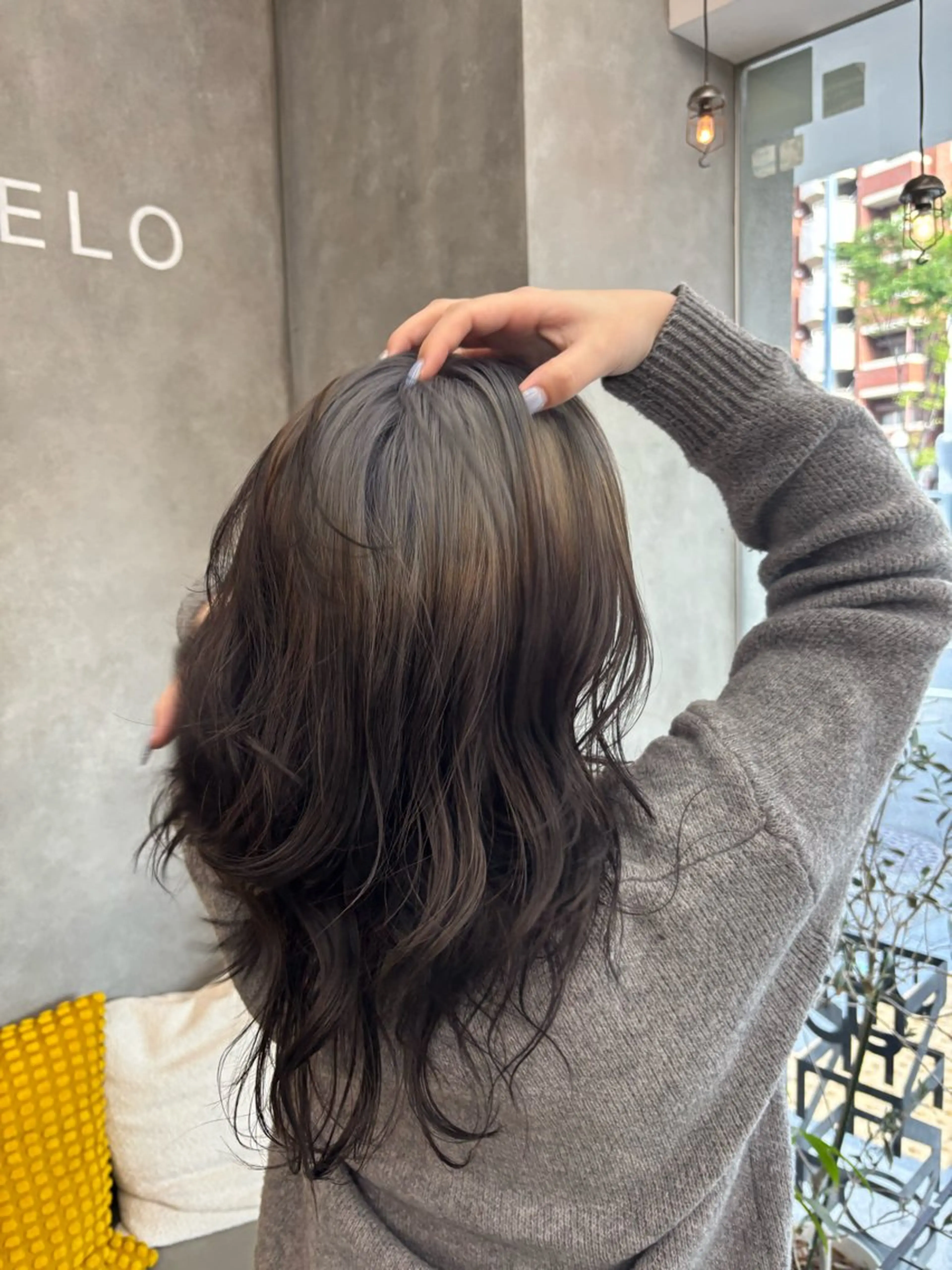 ロング カラー ヘアカラー BELO OSAKA マオのヘアスタイル