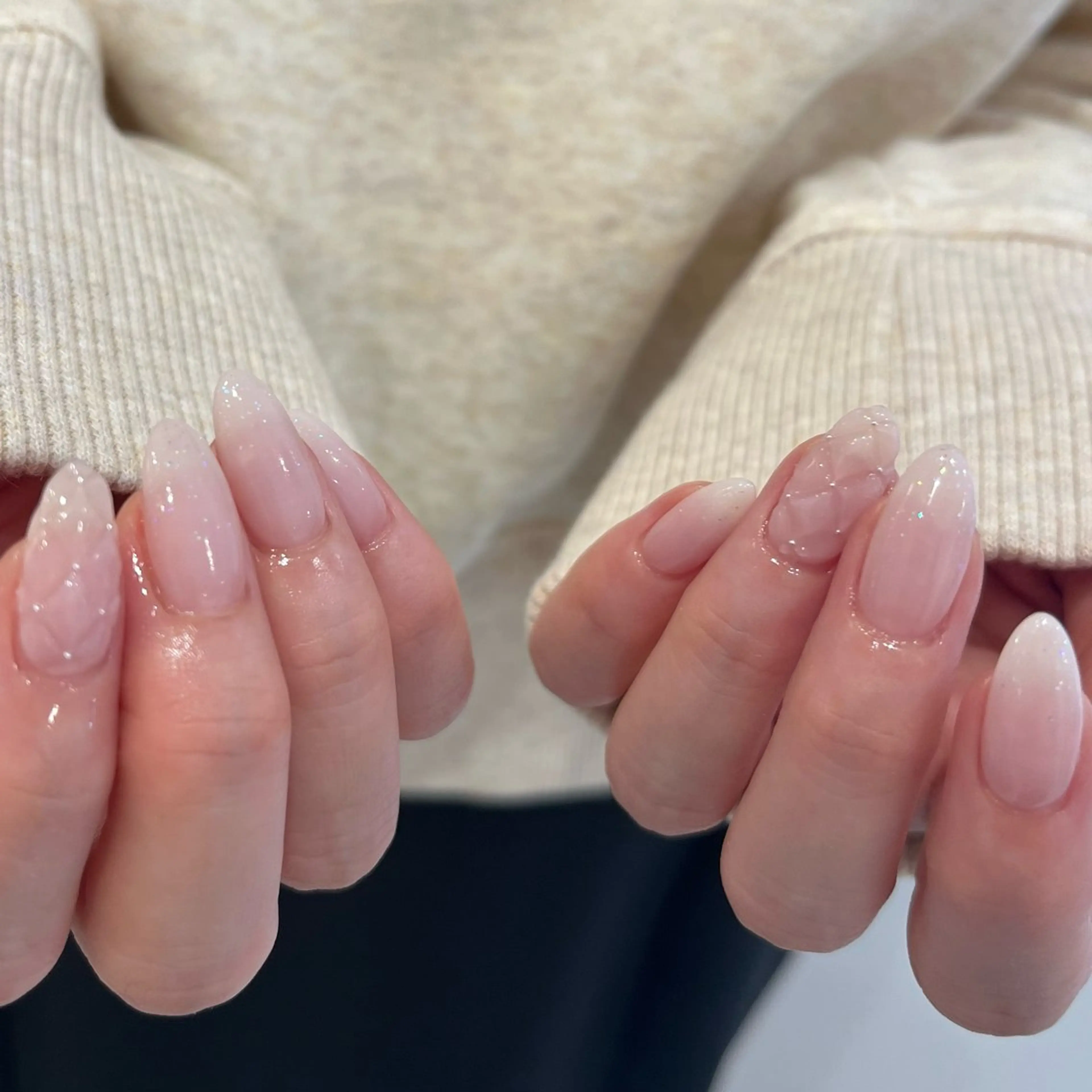 ネイル グラデーション ハンドネイル 杏花梨 ROCCOnailのネイルデザイン