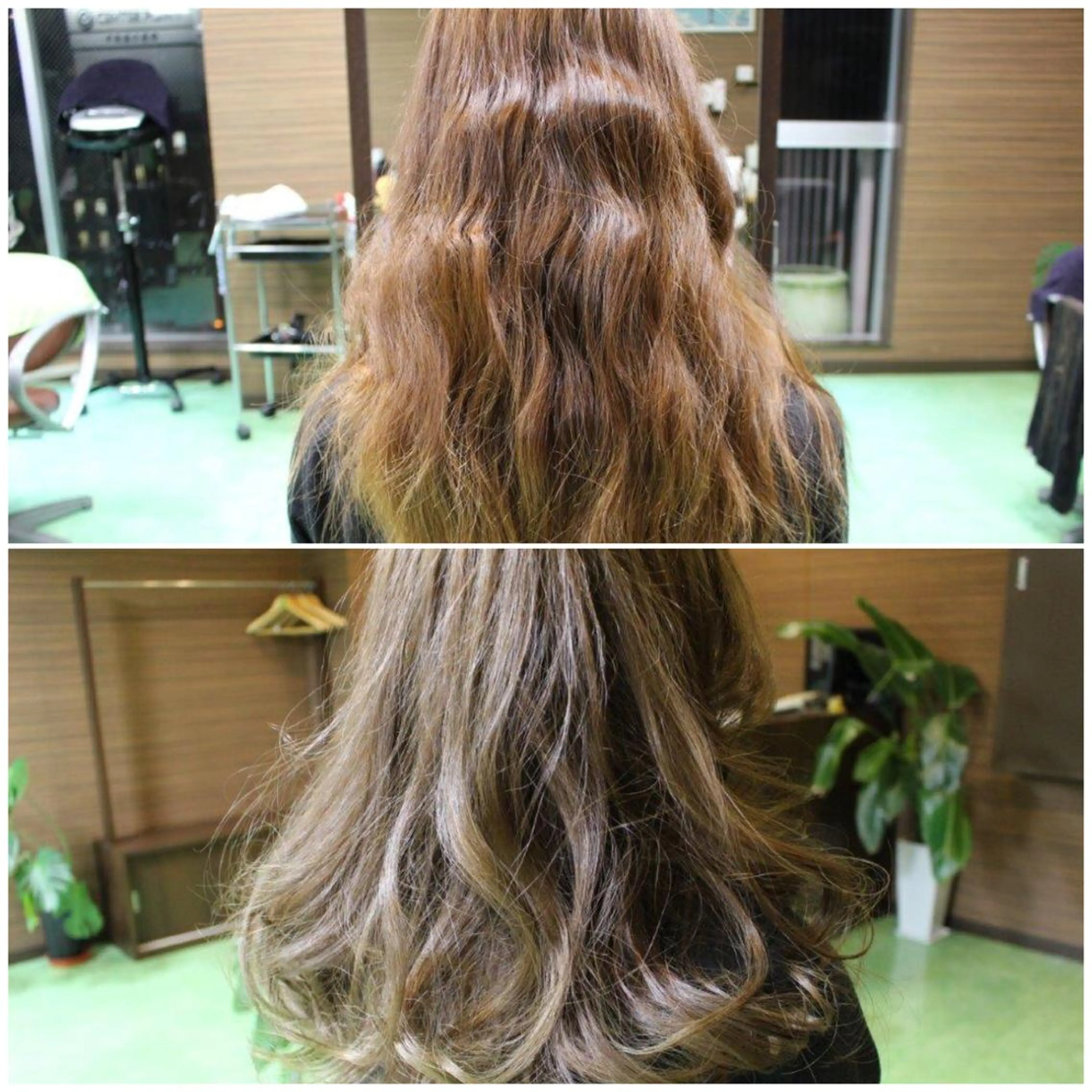 ロング アッシュ Viage （ビアージュ）のヘアスタイル