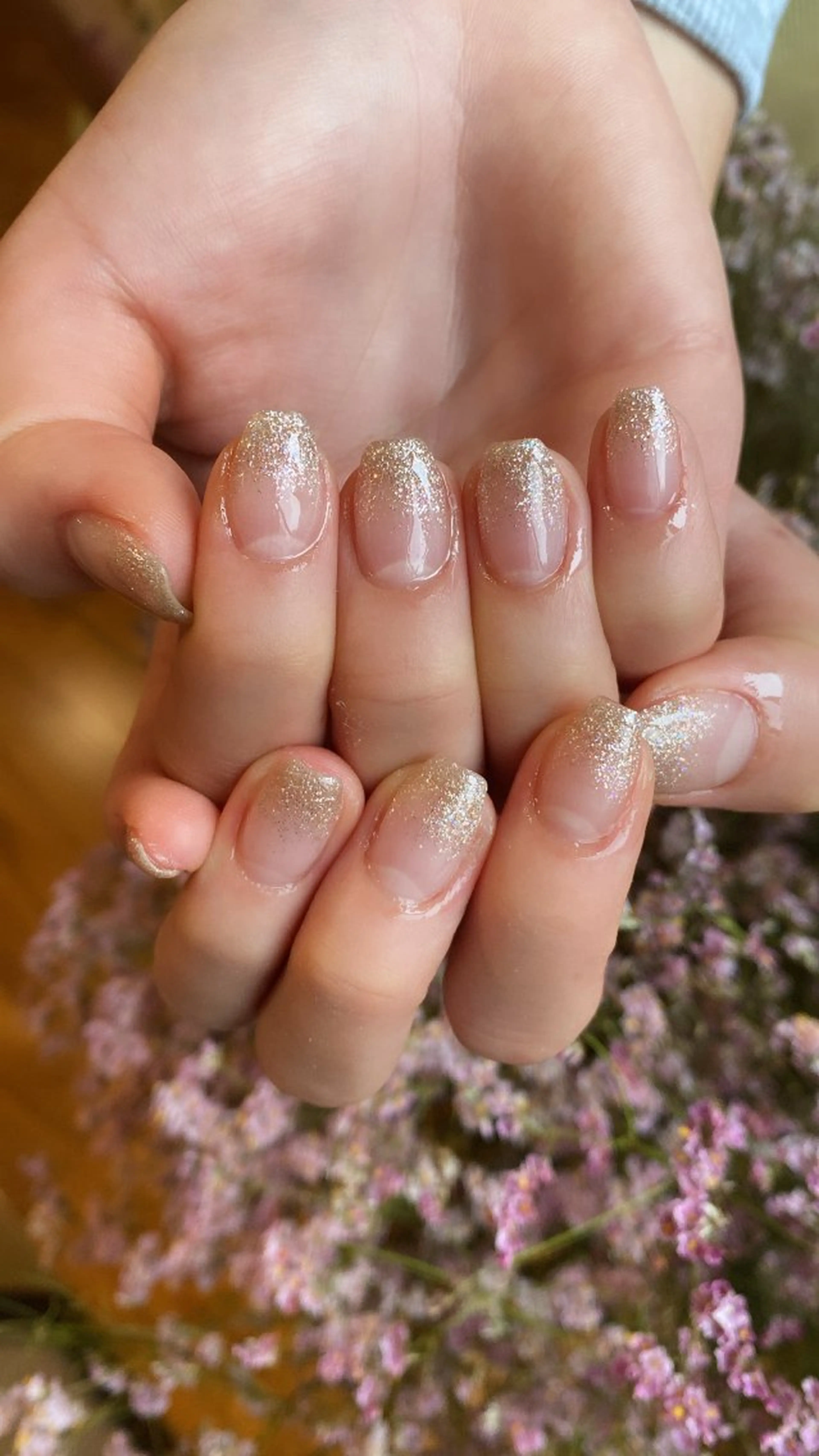 ネイル ハンドネイル crystal ⭐︎ colorのネイルデザイン