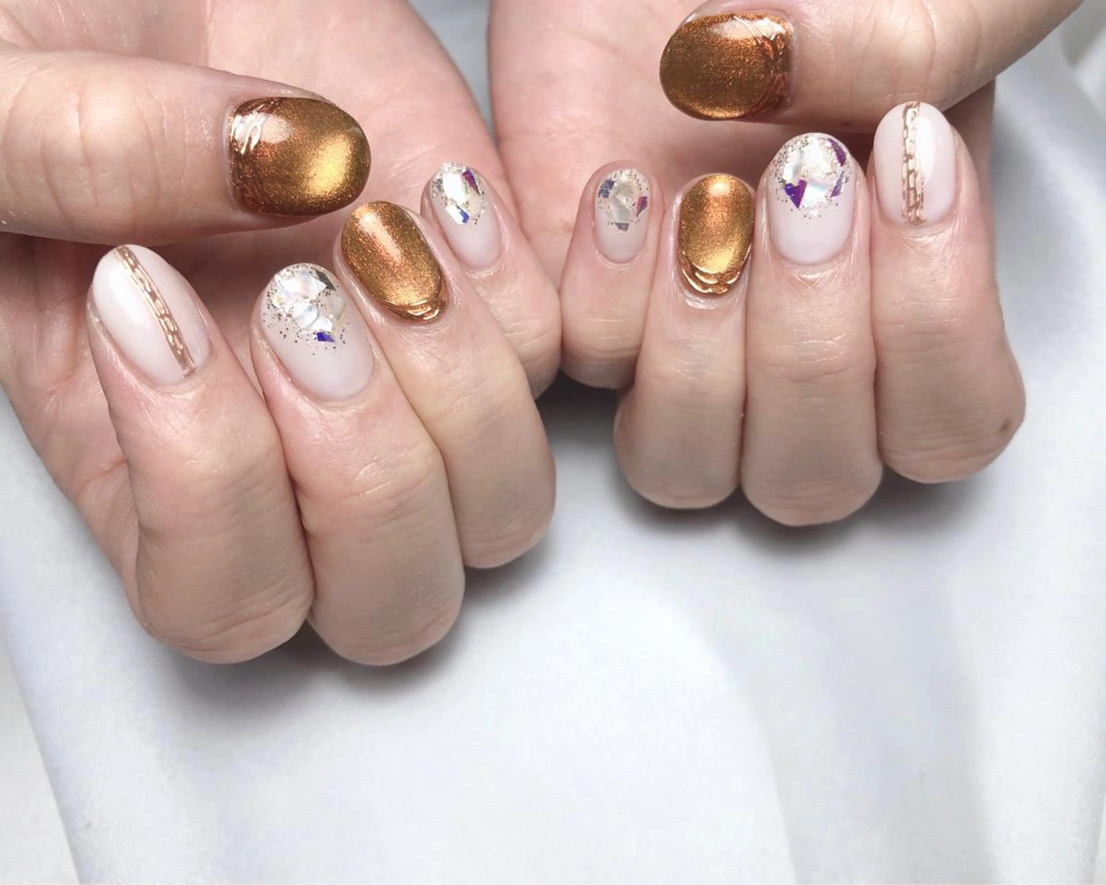ネイル 夏ネイル ハンドネイル saki_ nail heronのネイルデザイン