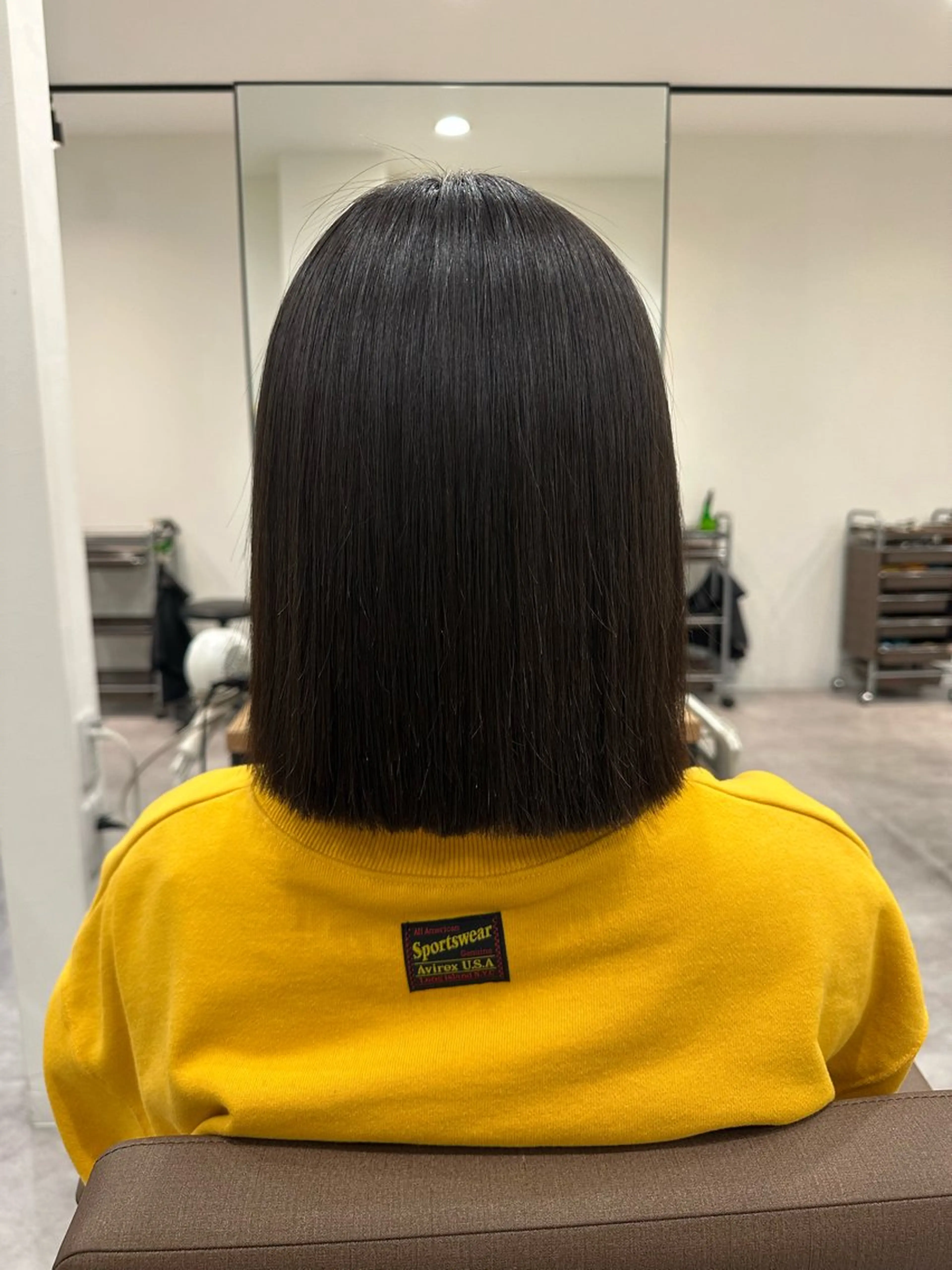 ミディアム カット 縮毛矯正 🫧MANA レイヤーカット🌙のヘアスタイル