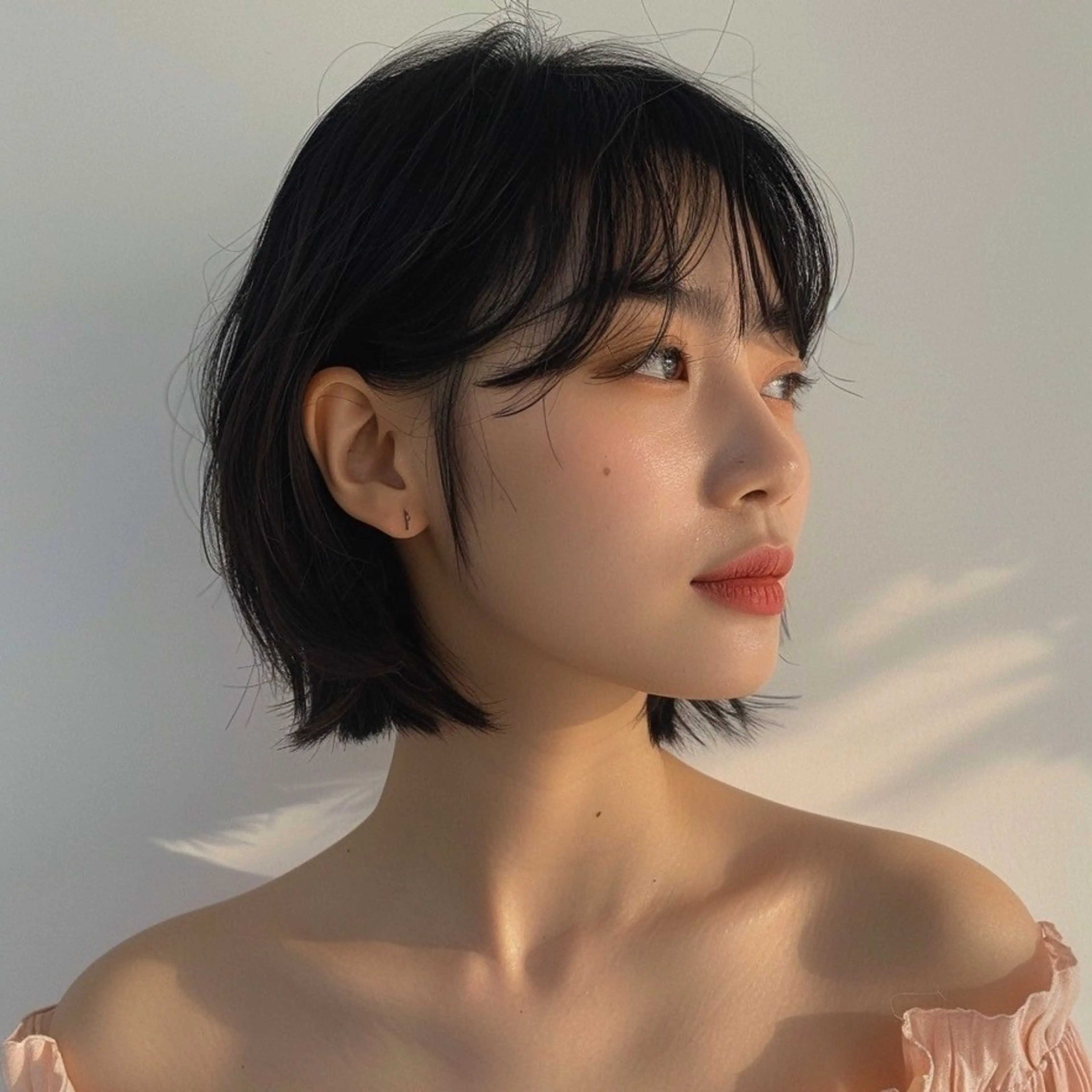 ショート カット ヘアカラー トリートメント しもかわ かほのヘアスタイル