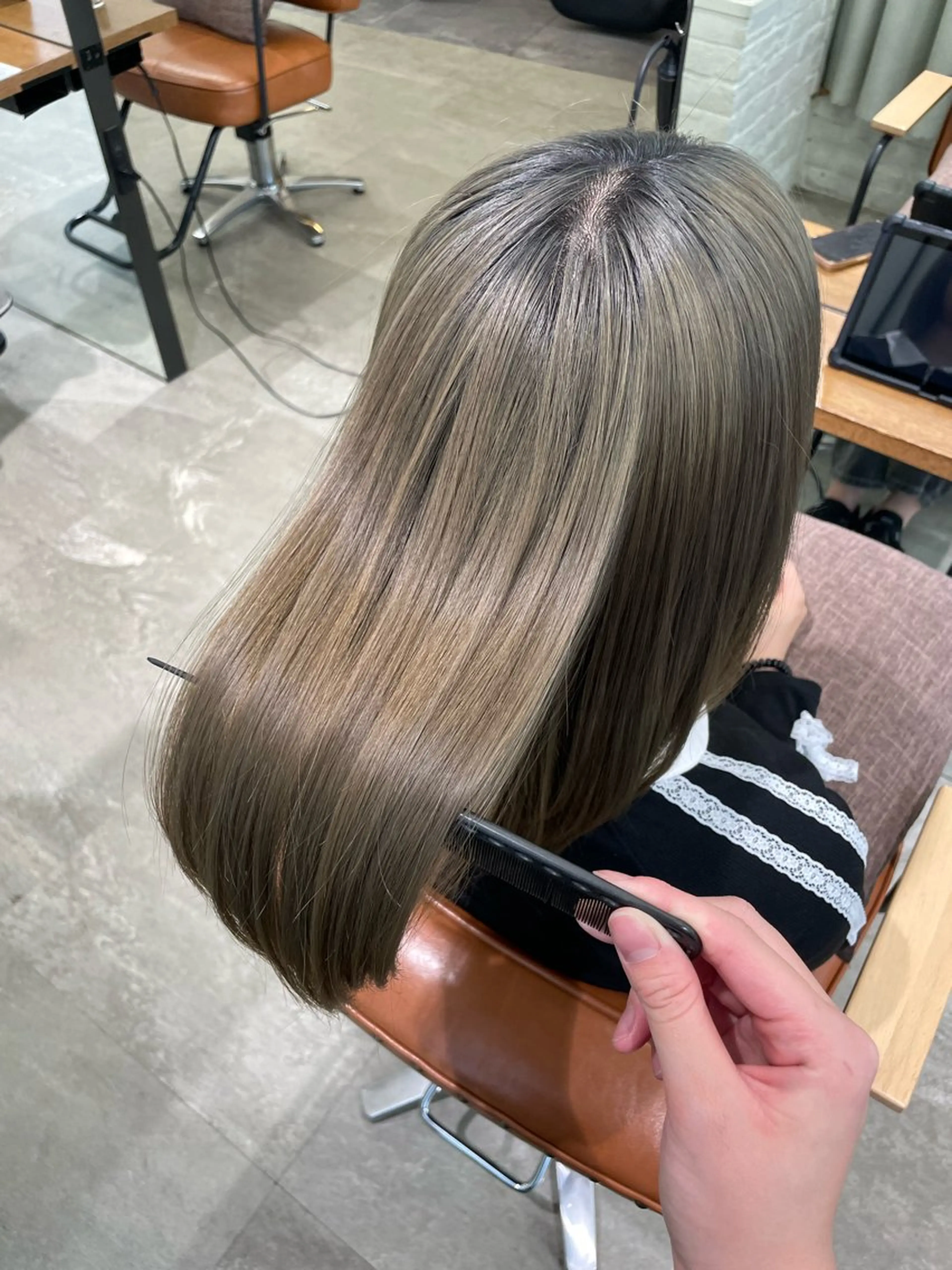 ミディアム 美髪カラー / yui🦋のヘアスタイル