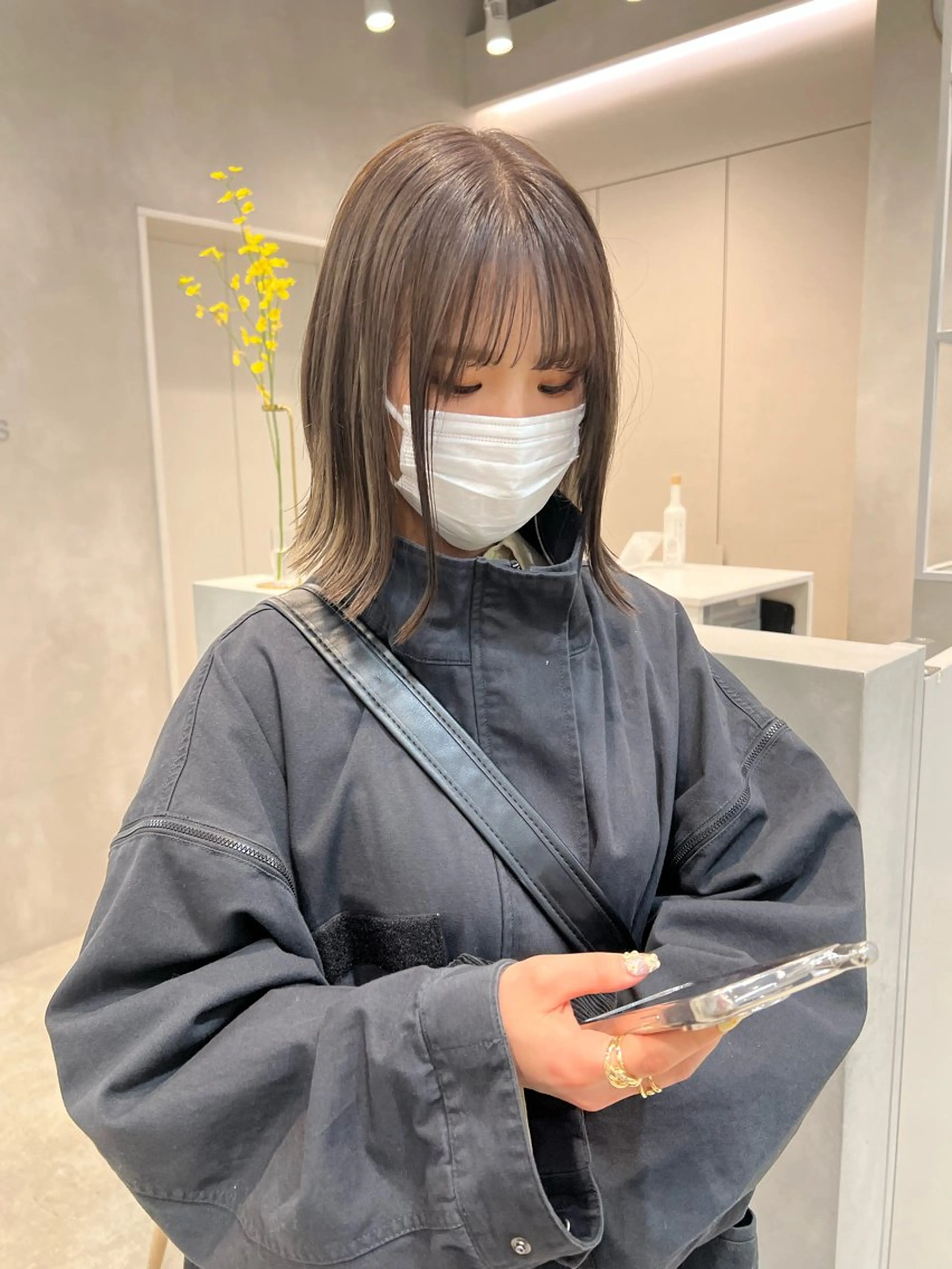 ミディアム ayaka 🍀のヘアスタイル