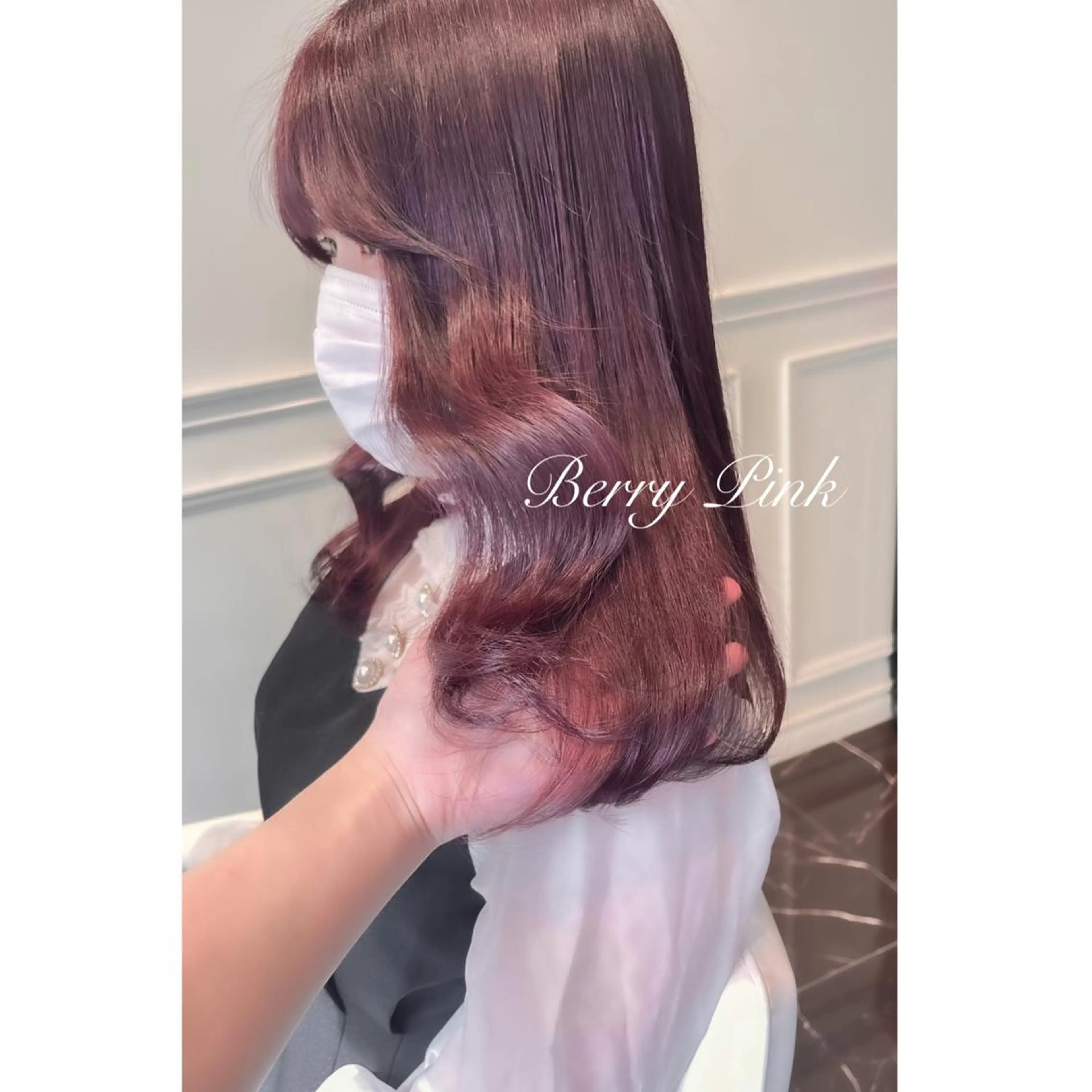 セミロング カラー ブリーチ ヘアカラー miyu /トレンド カラー×艶髪のヘアスタイル