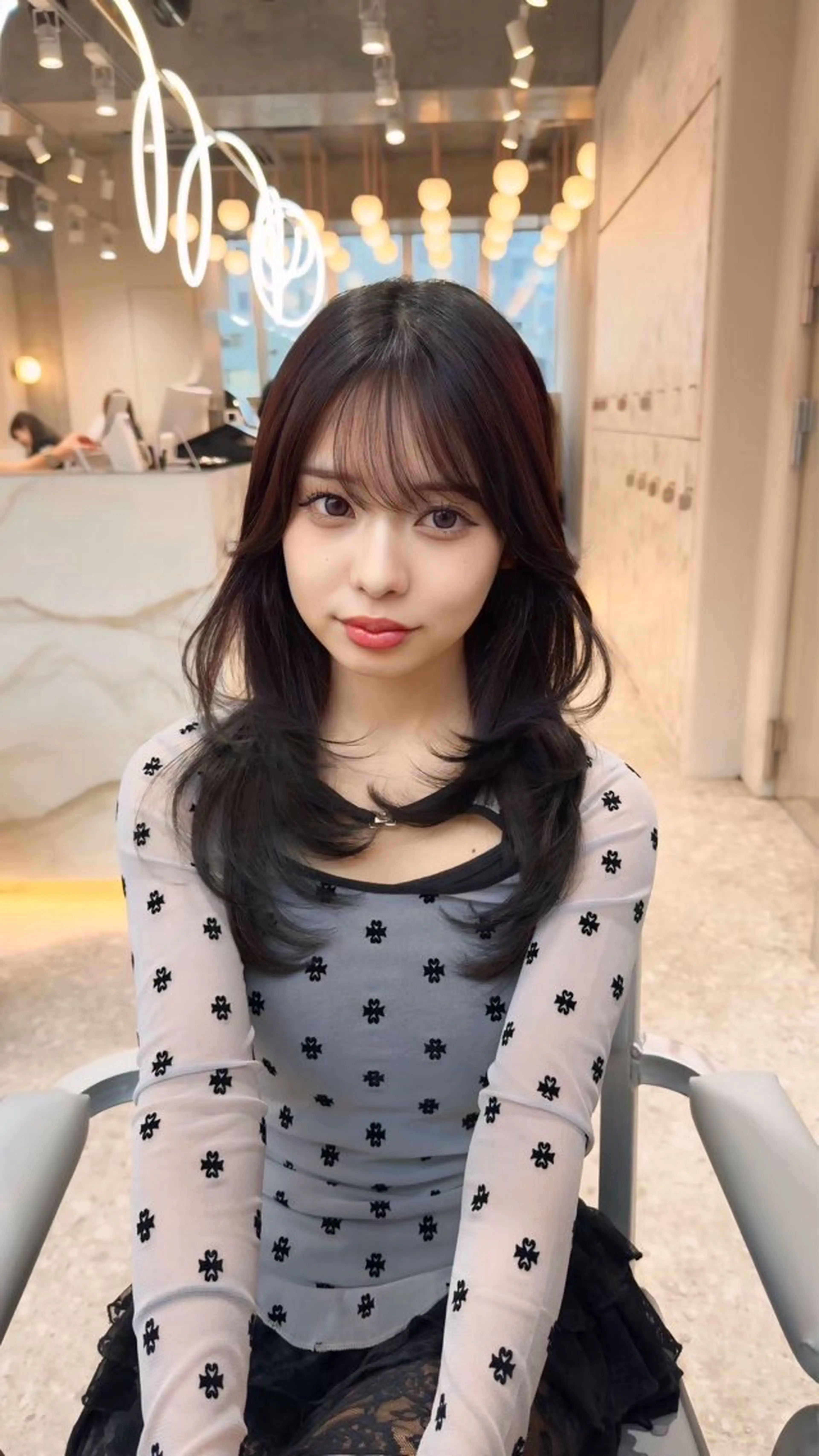 セミロング カラー カット ヘアカラー トリートメント 新宿/髪質改善/ボブ 韓国レイヤー大重聖斗のヘアスタイル