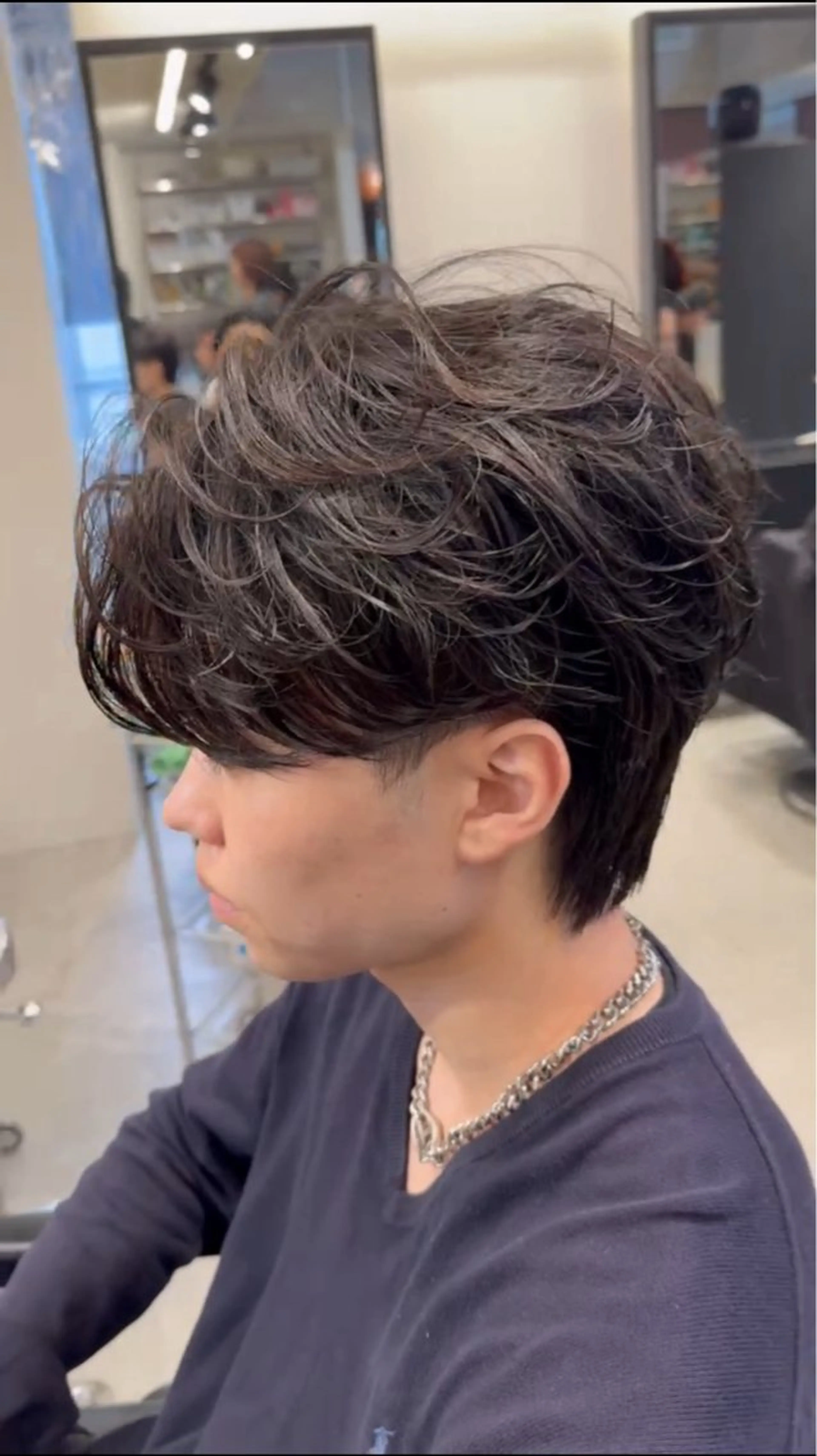 パーマ メンズ カット パーマ トリートメント fifth 武正 琉生のヘアスタイル