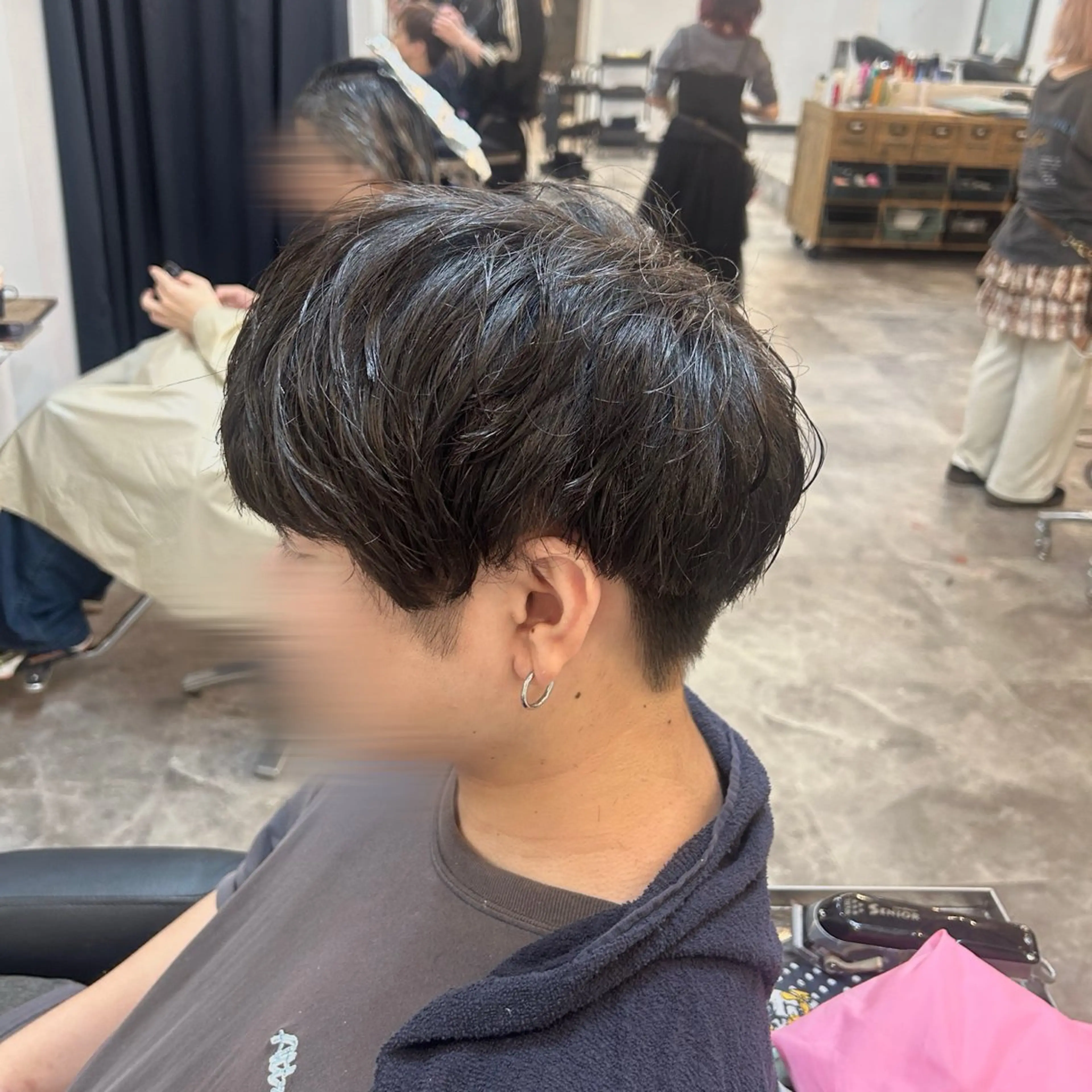 ショート メンズ マッシュ ショートカット モデル🫧ミユウ🫧のヘアスタイル