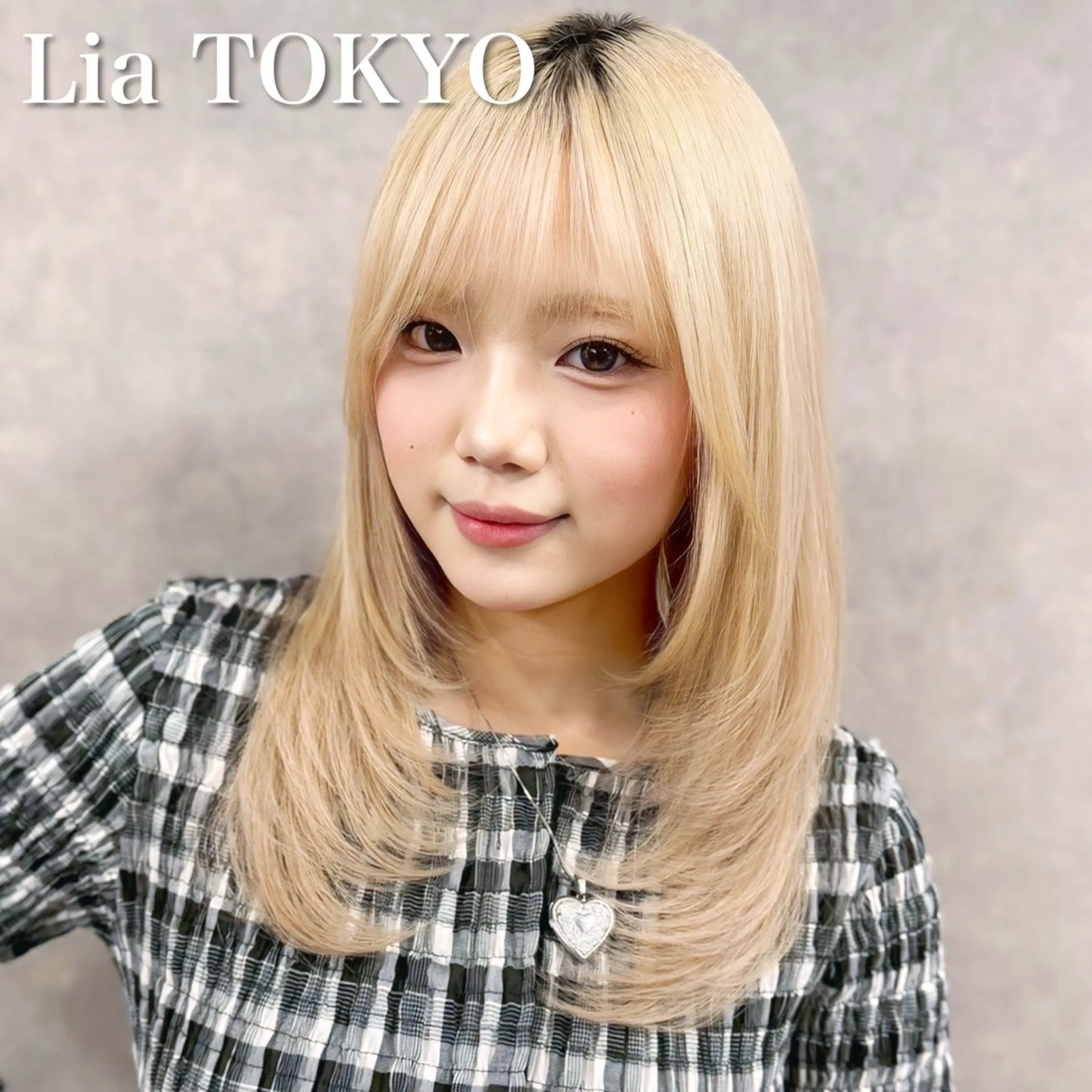 セミロング カラー Lia TOKYO 門前仲町 徒歩4分のヘアスタイル