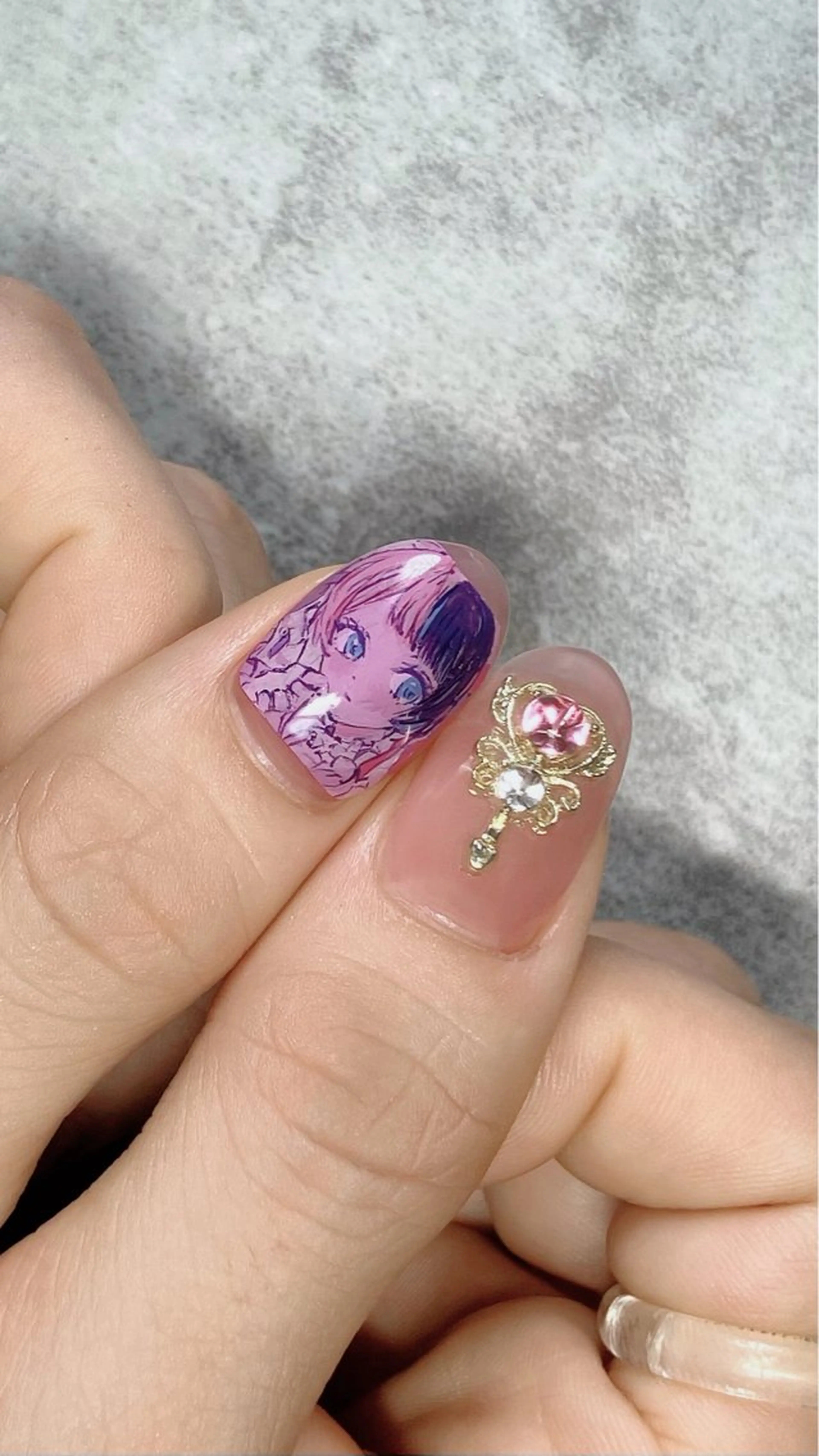 ネイル ハンドネイル ハンドケア haleyume所属・shino🌟 痛ネイルのネイルデザイン