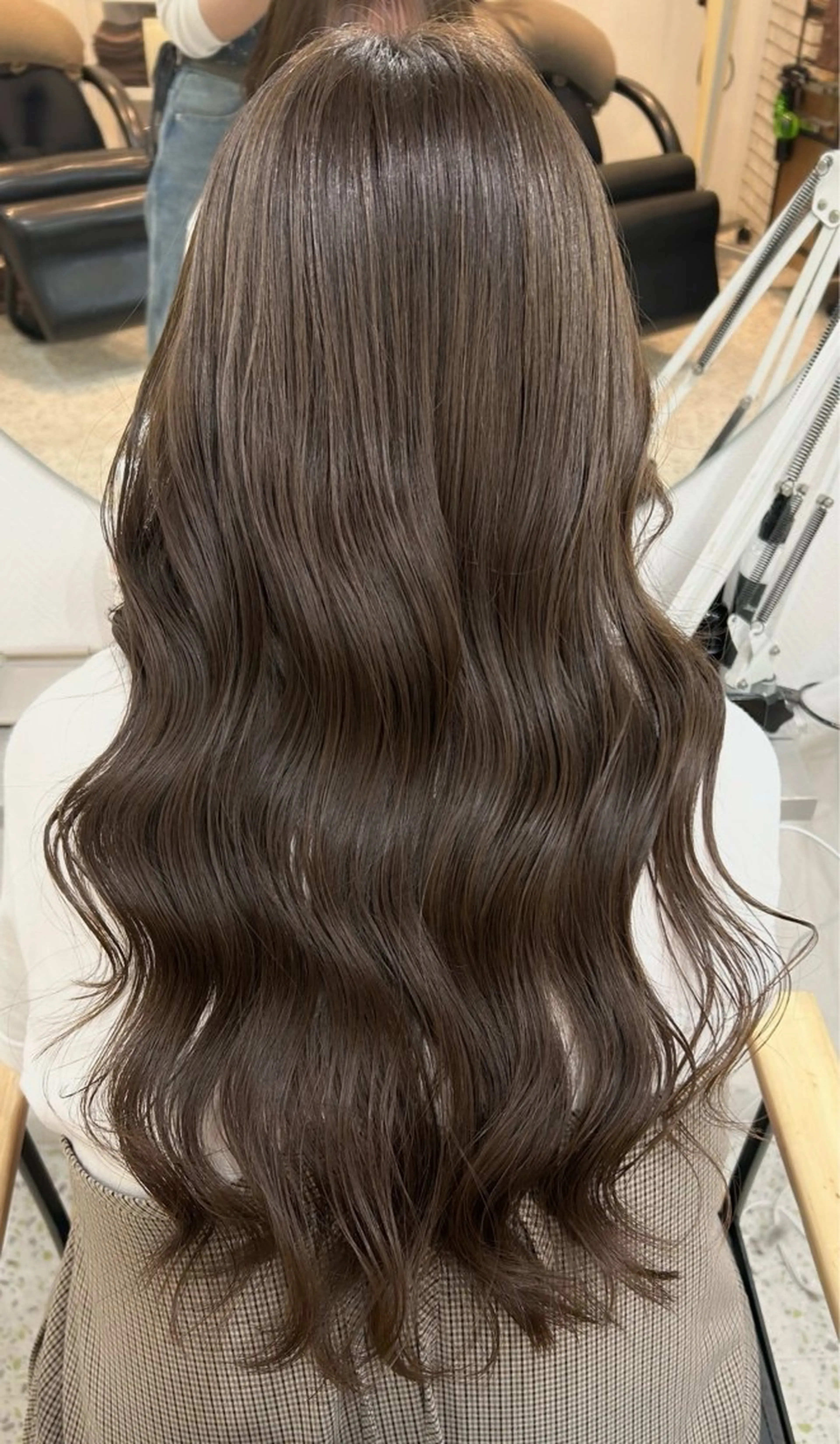 ロング ヘアアレンジ 韓国風ヘア 🧣艶カラー・ヘア セット Chie🧸のヘアスタイル