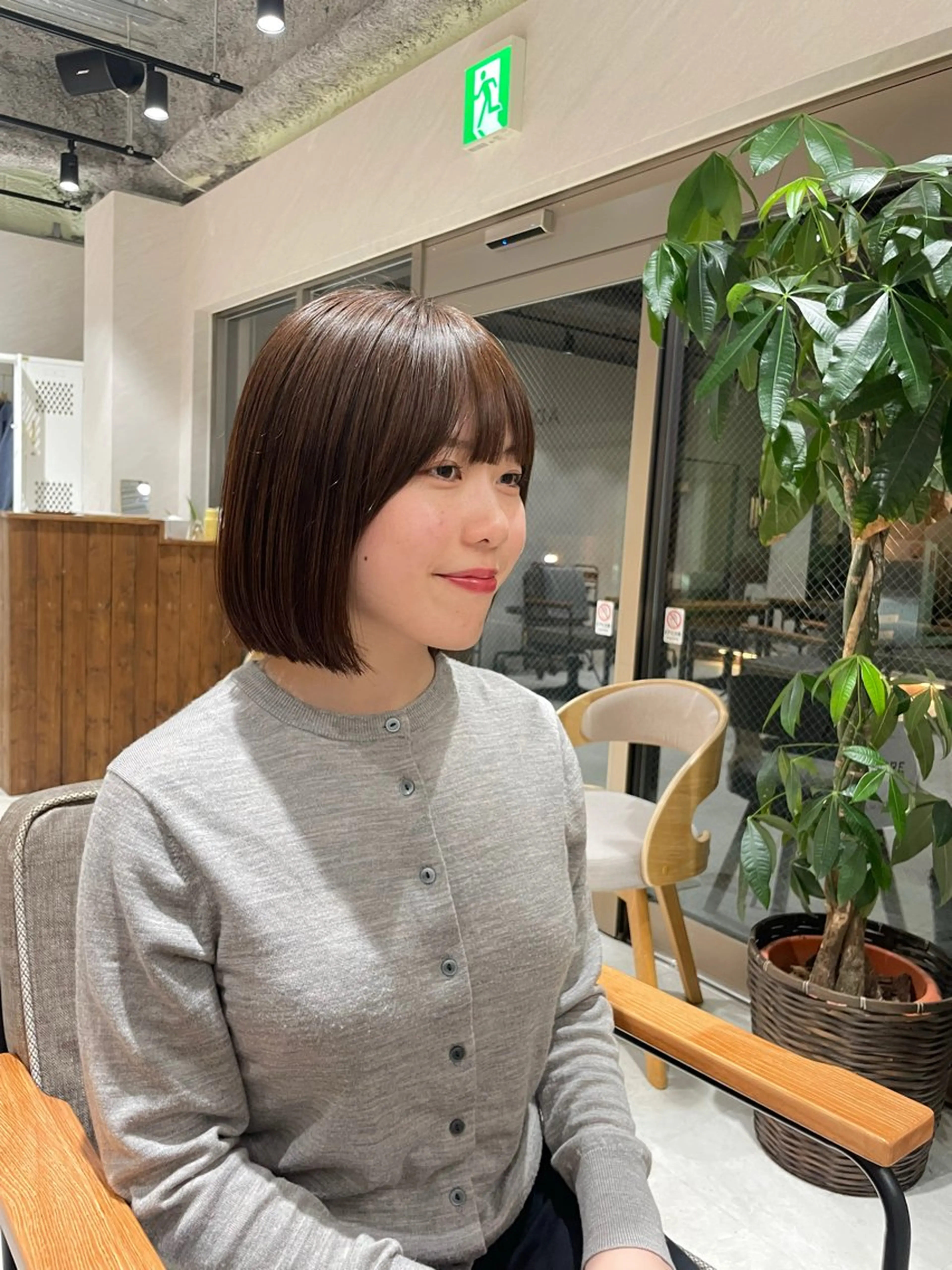 ショート パーマ カット トリートメント 🍐透明感カラー🍐 レイヤーカットのヘアスタイル