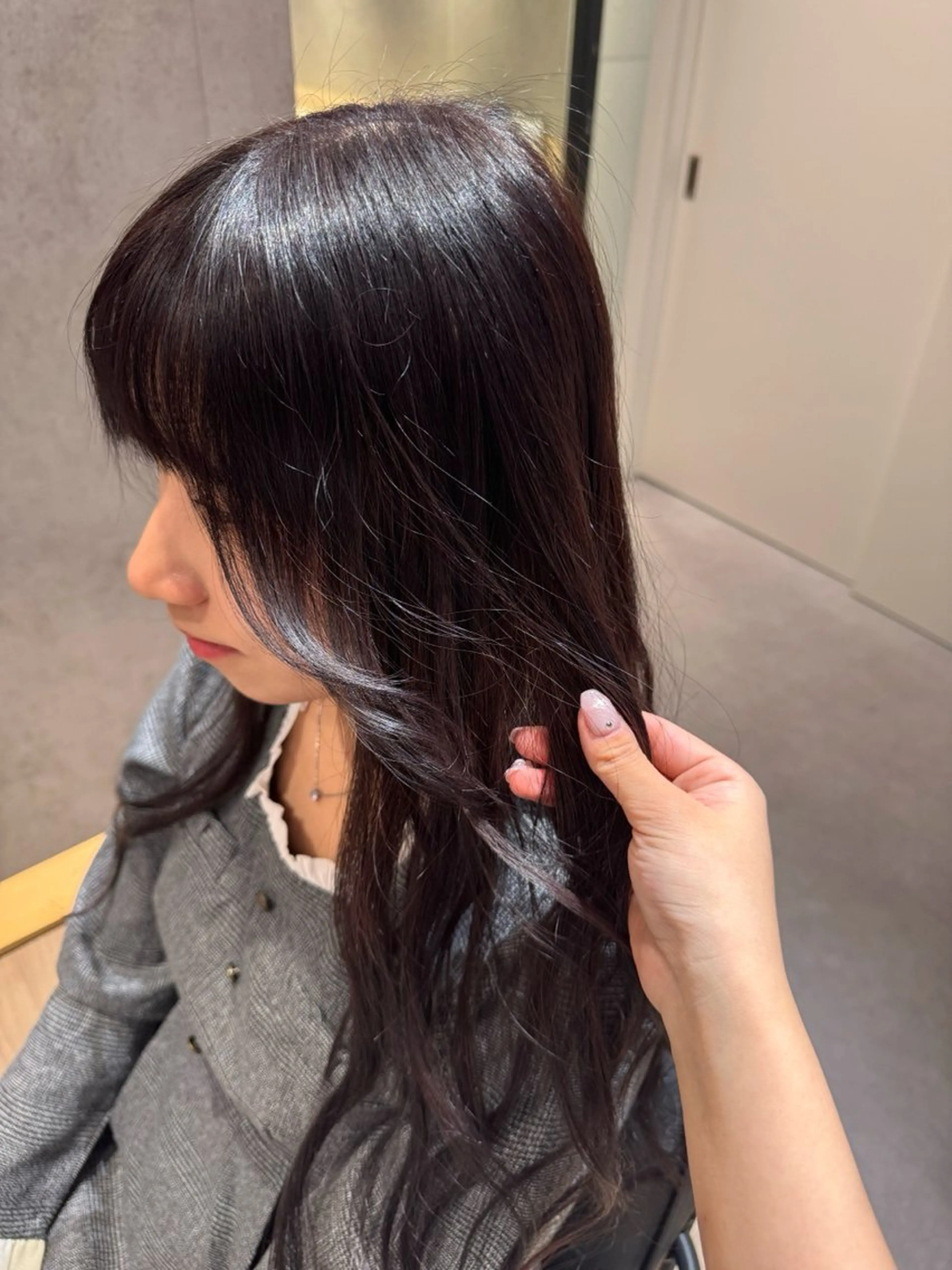 ロング カラー 似合わせ/ブリーチ/ 透明感/sanamiのヘアスタイル