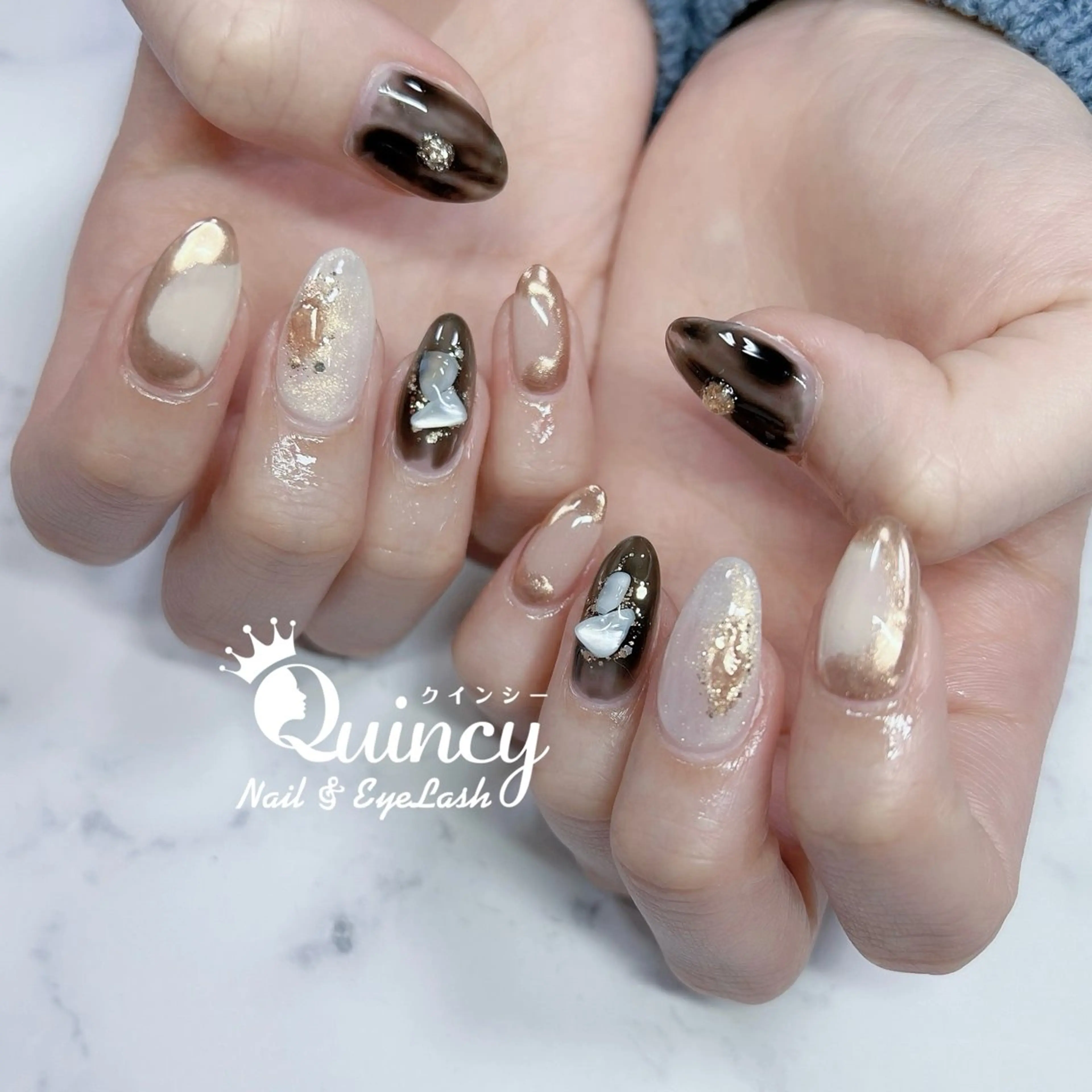 ネイル Quincy ネイル&アイラッシュのマツエク・マツパデザイン