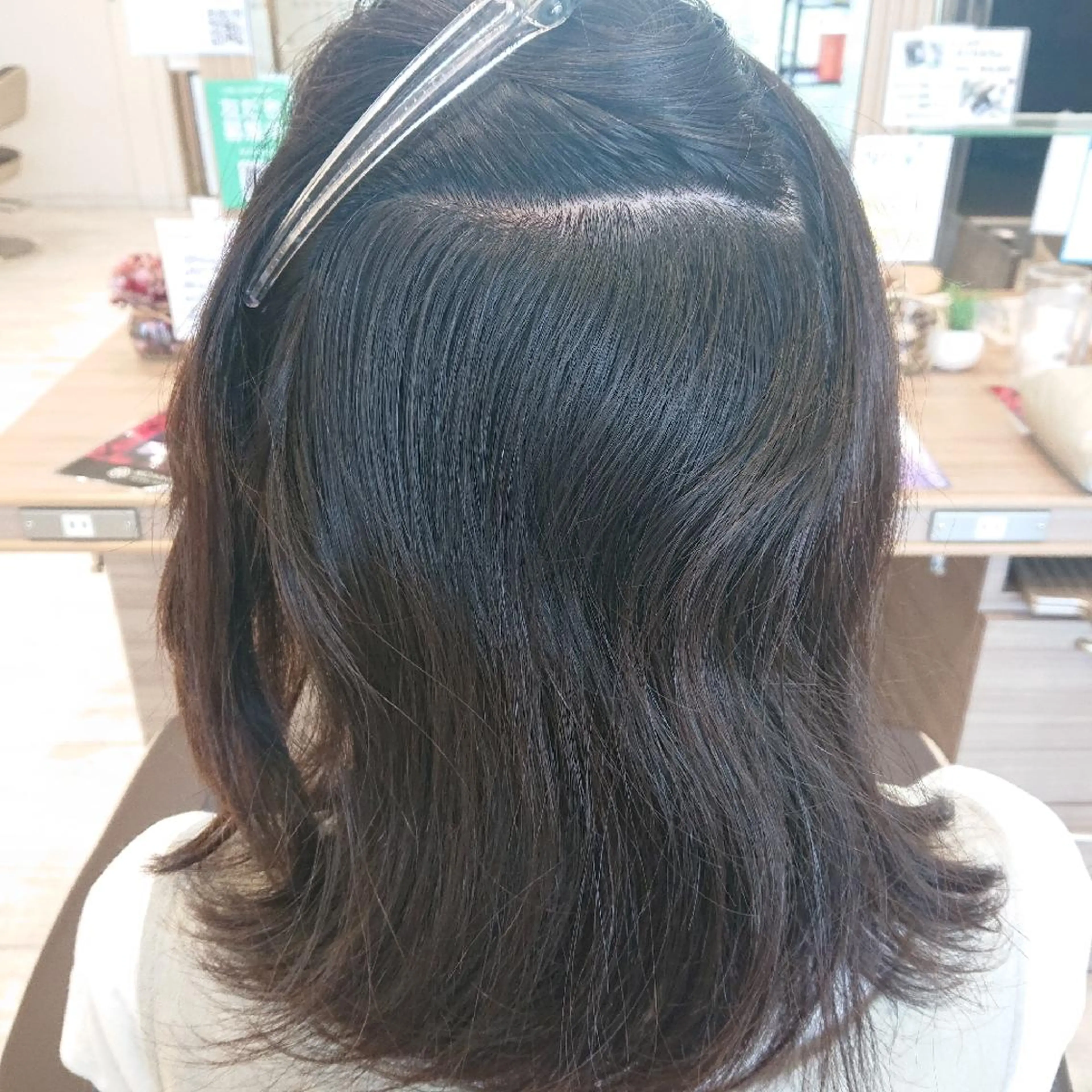 セミロング 縮毛矯正 トリートメント 宮本 秀人のヘアスタイル