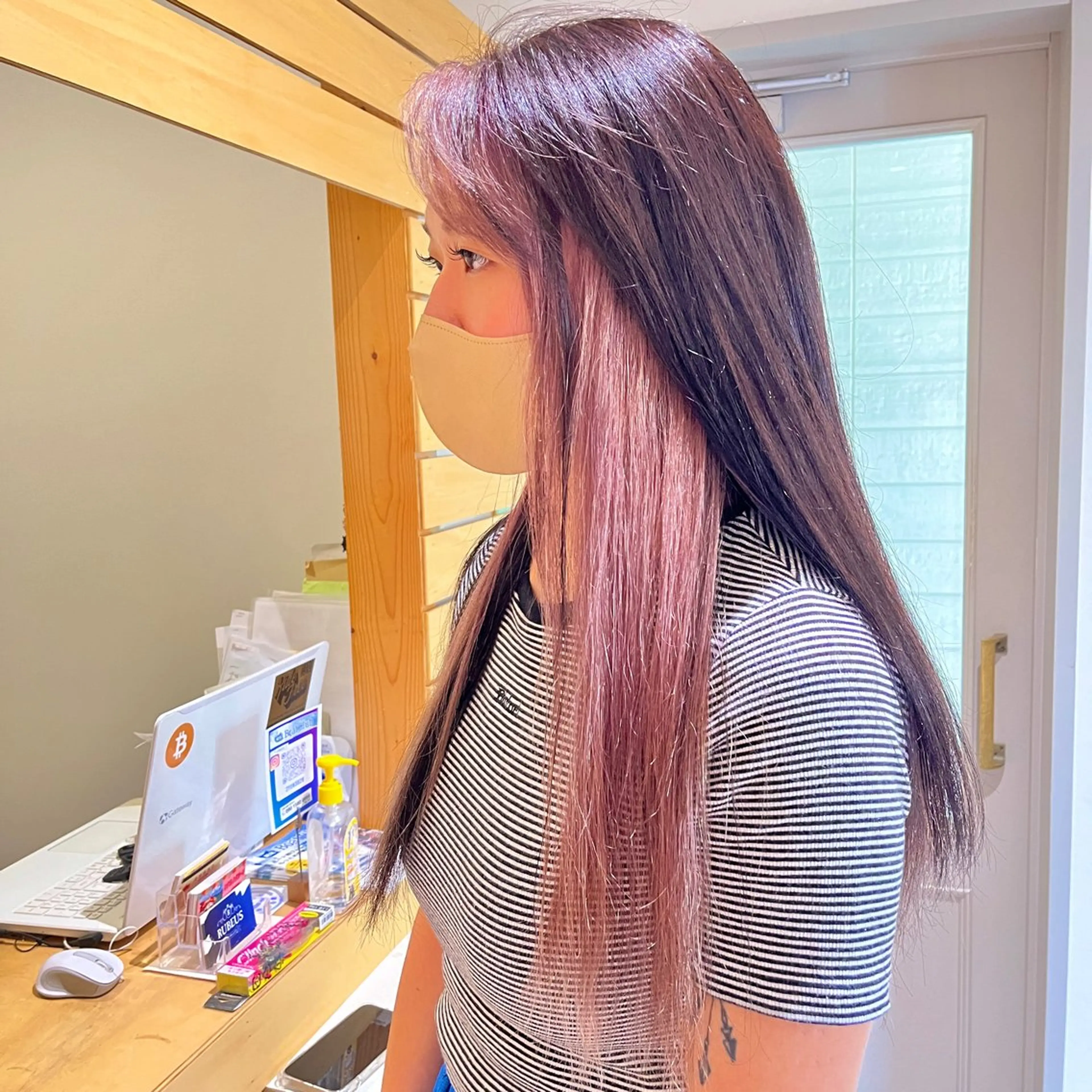 ロング カラー ブリーチ ヘアカラー トリートメント RUBEUS【ルベウス】所属・✨髪質改善🎨 杉本賢人のヘアスタイル