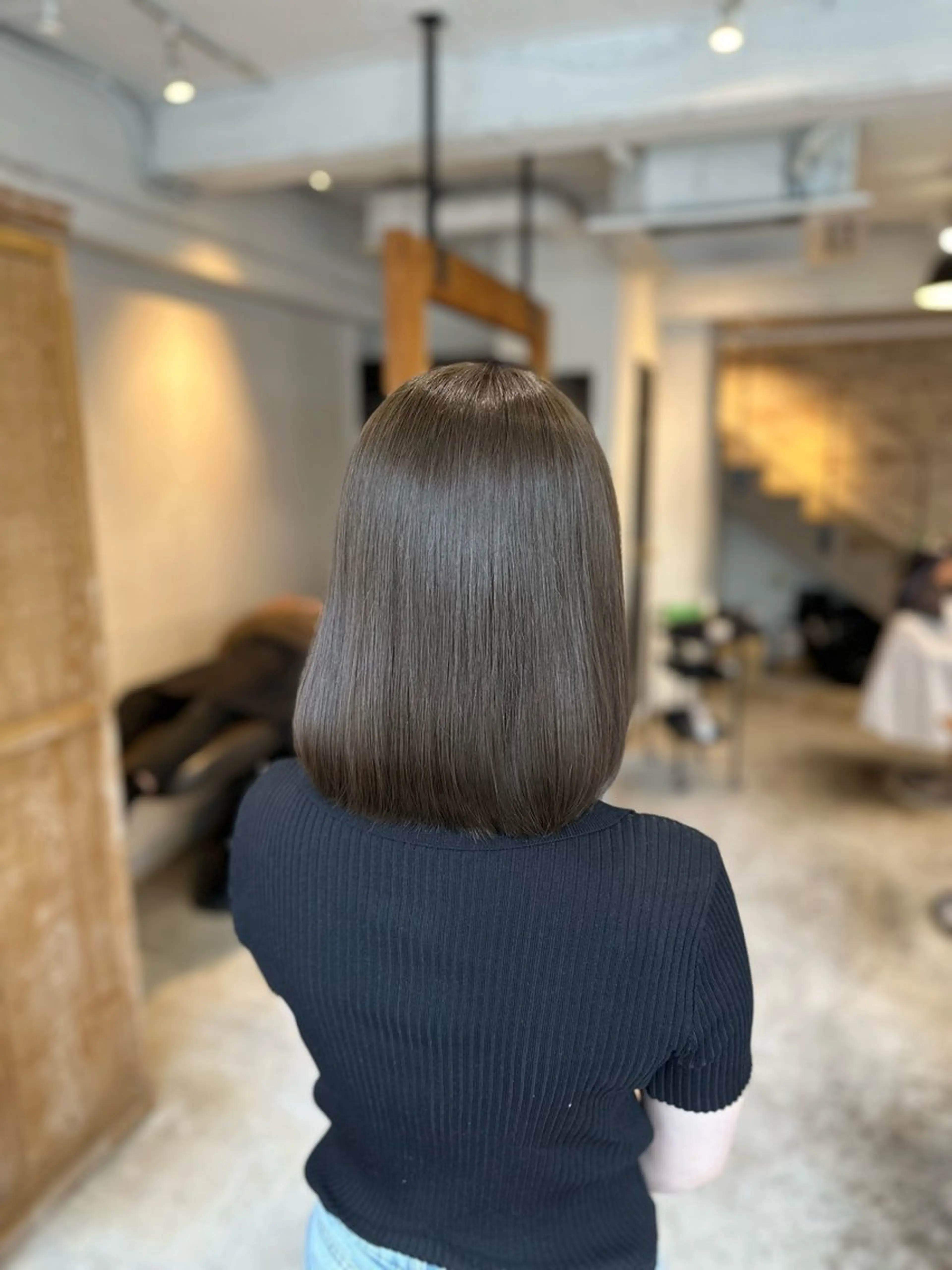 ミディアム ヘアカラー トリートメント 秋葉原　柏木絢汰 ✨当日予約okのヘアスタイル