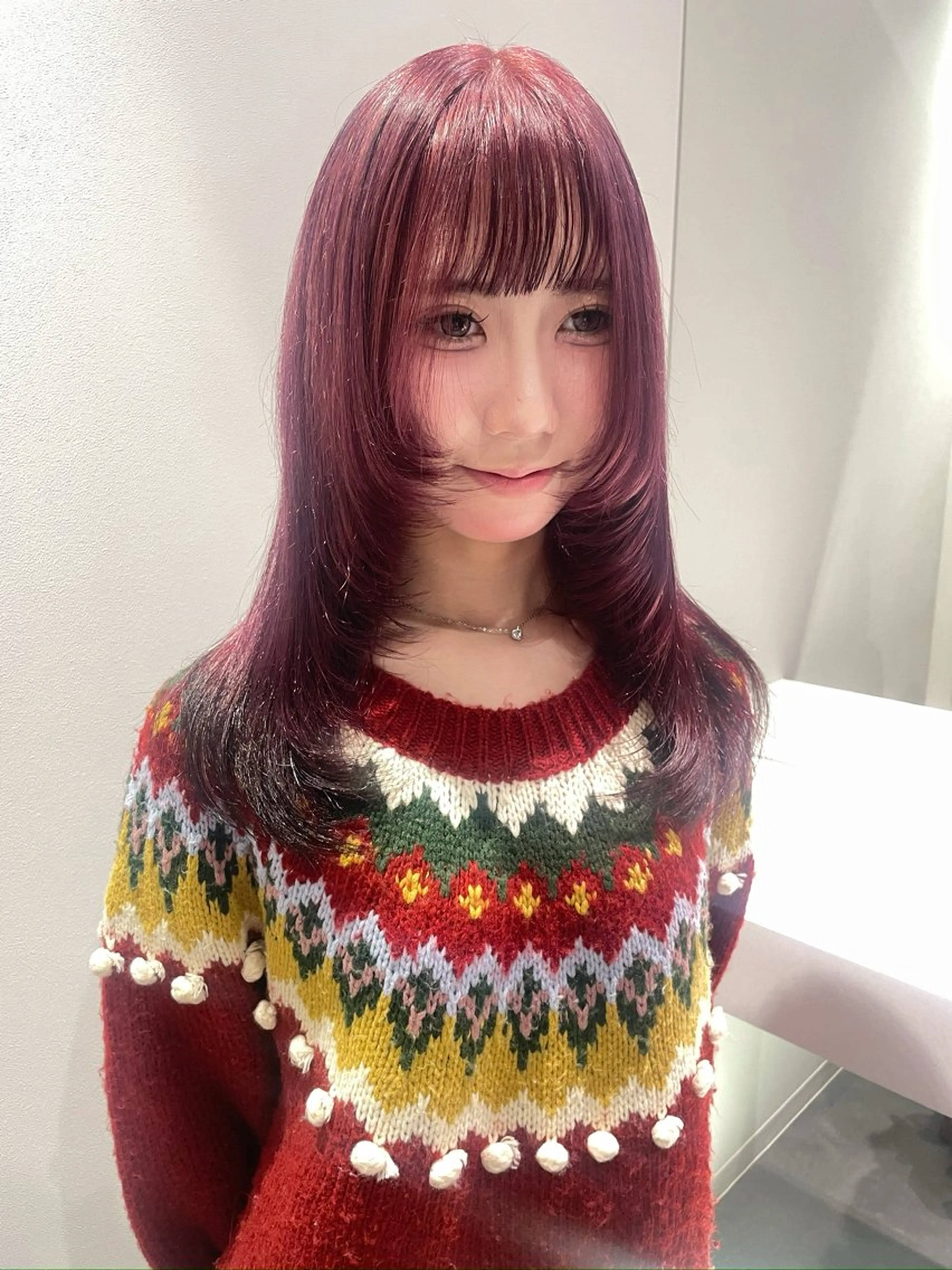ロング カラー 佐野 えり奈のヘアスタイル