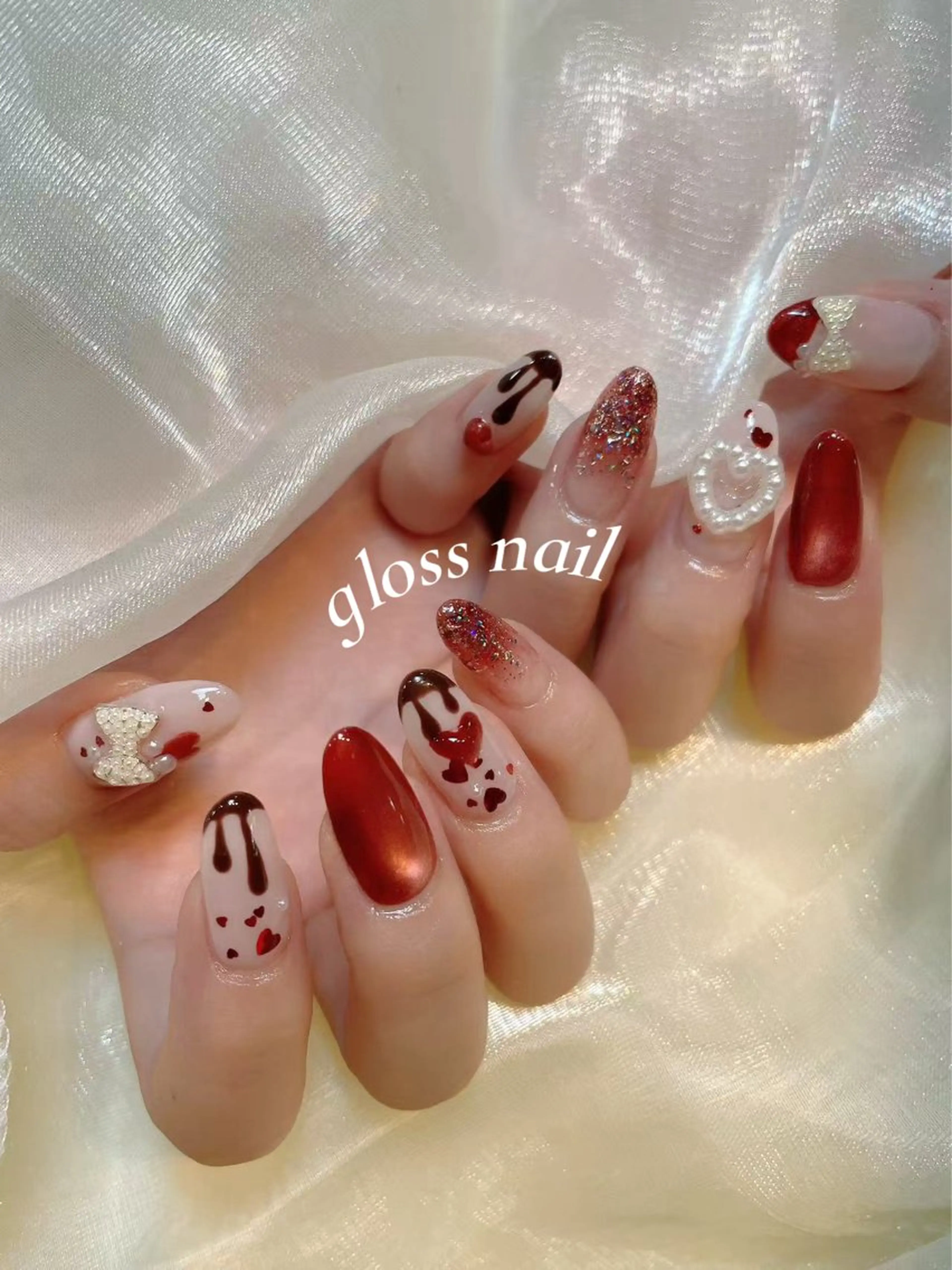 ★チップ長さだし★持ち込みデザイン「アート8本¥ 15980→ ¥12980の写真