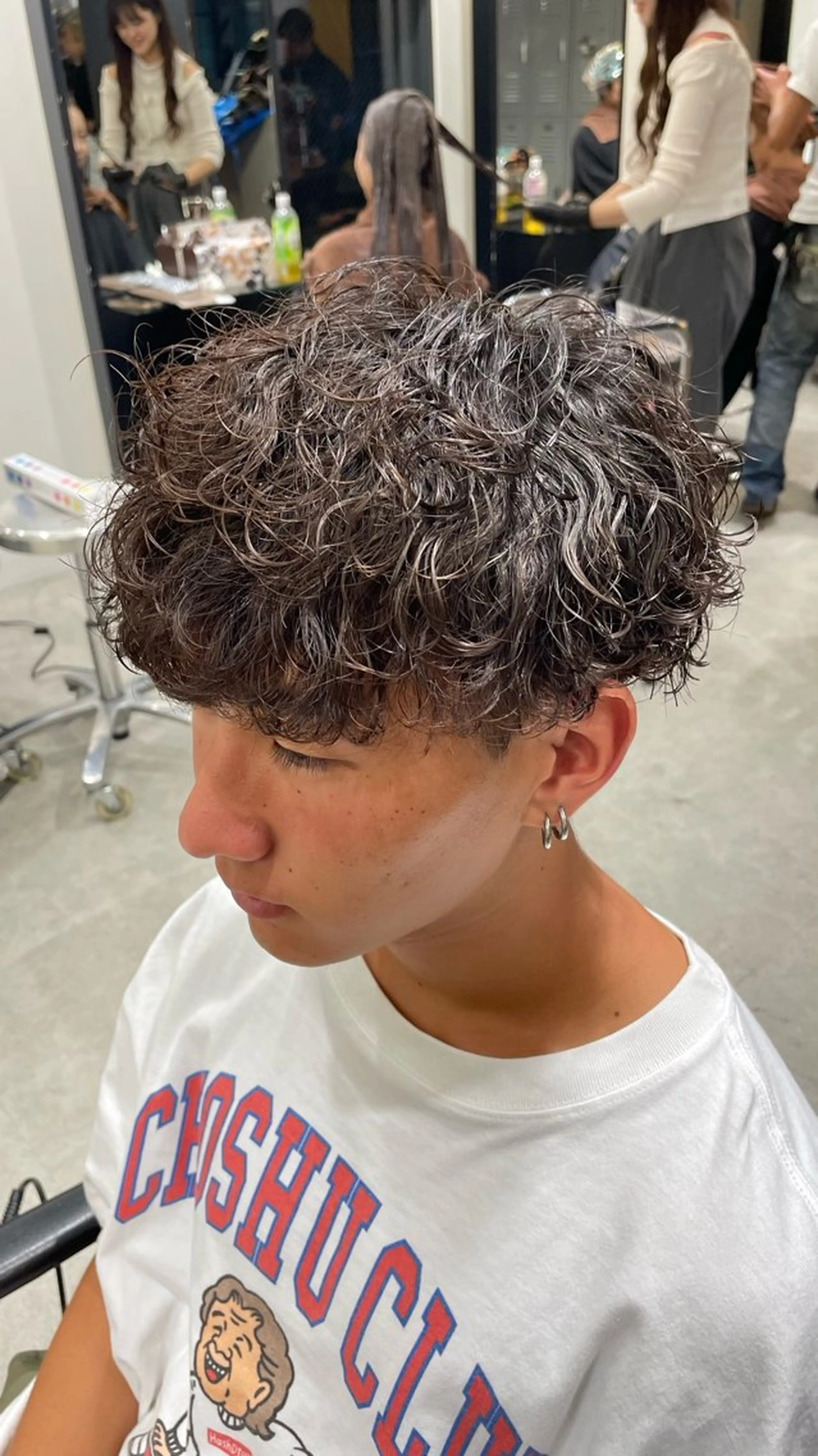 パーマ メンズ メンズパーマ 波巻きパーマ スパイラルパーマ カット パーマ トリートメント fifth 武正 琉生のヘアスタイル