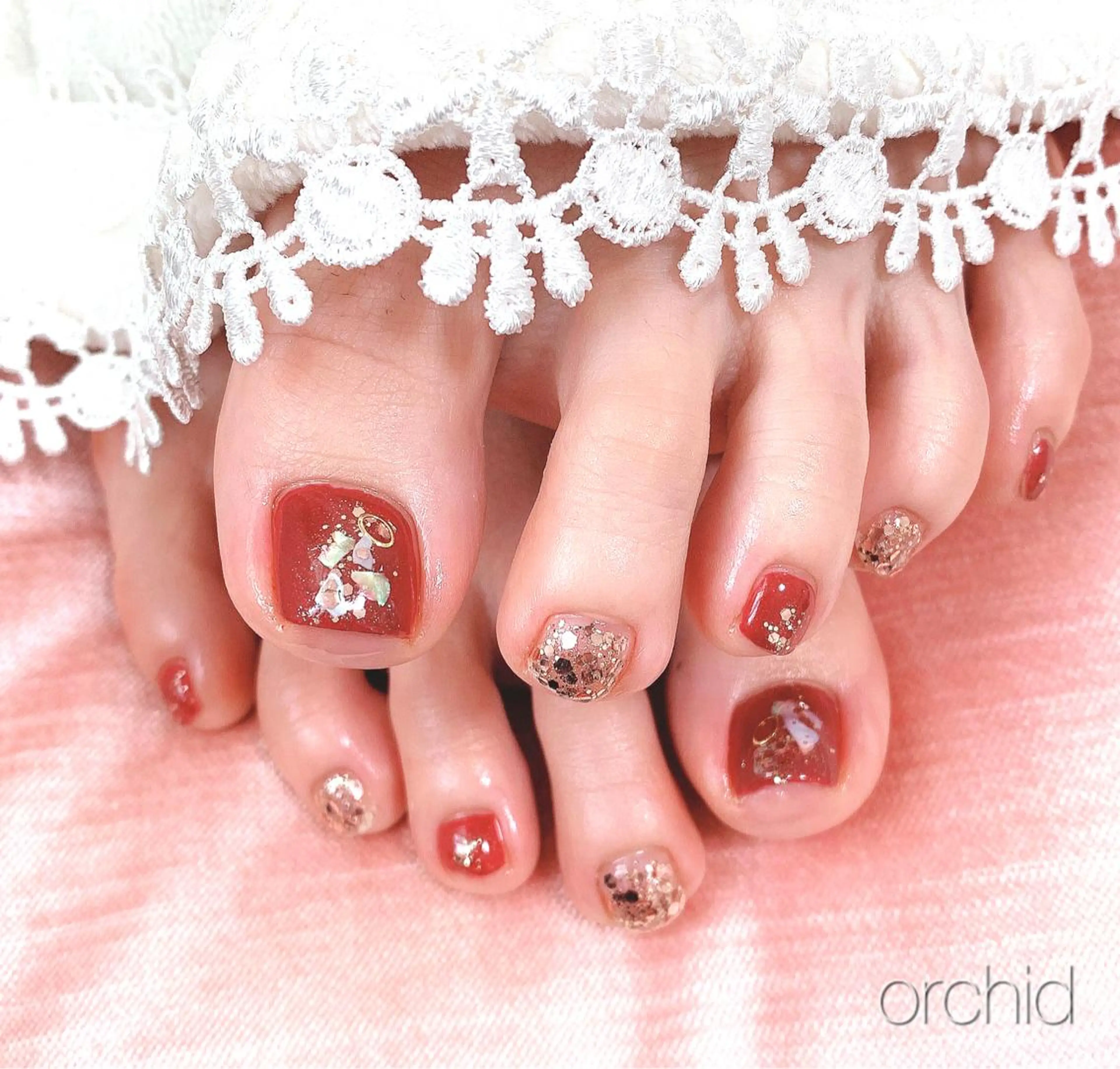 ネイル orchid ♡オーキッドのネイルデザイン