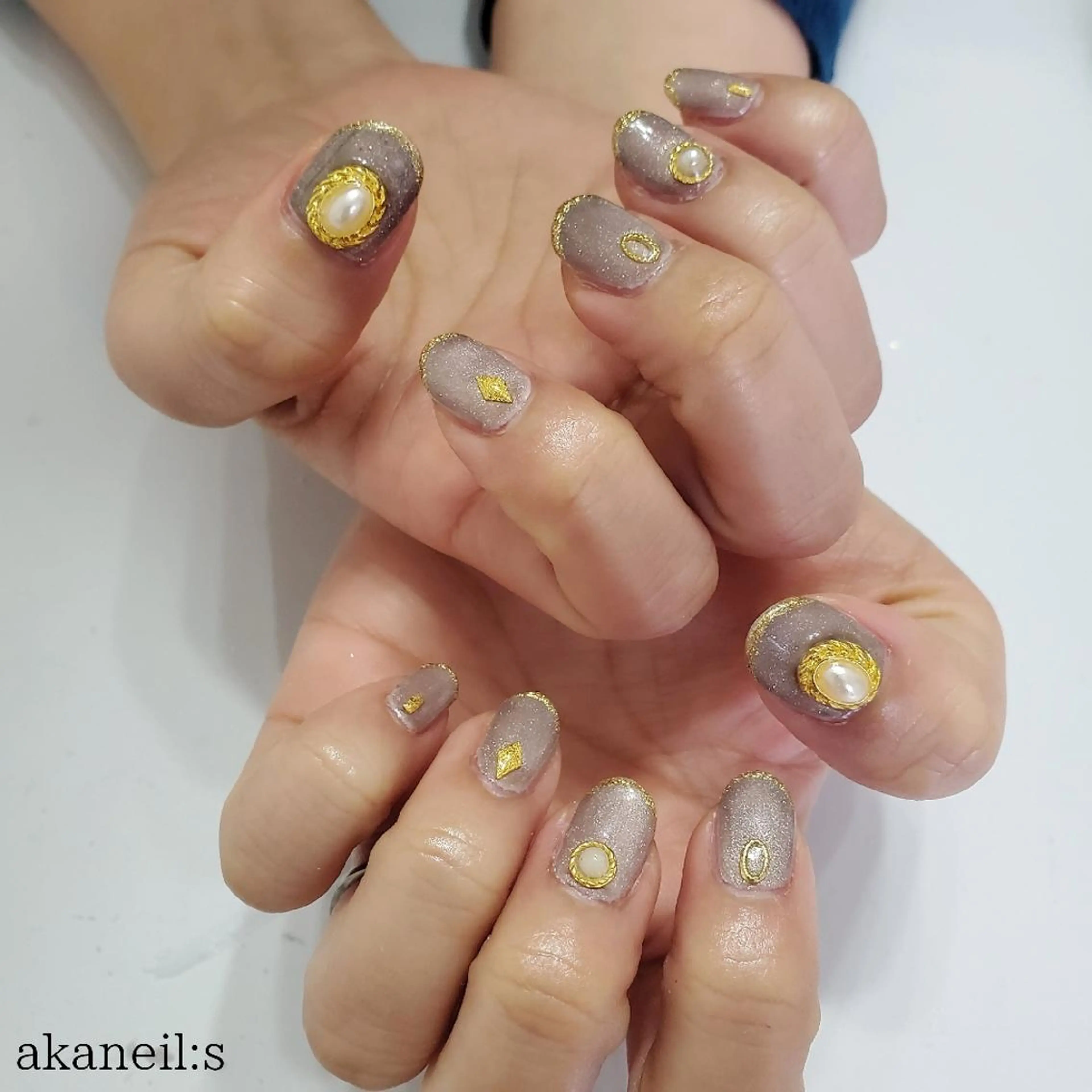 ネイル ブライダルネイル 【akaneils】 アカネのネイルデザイン