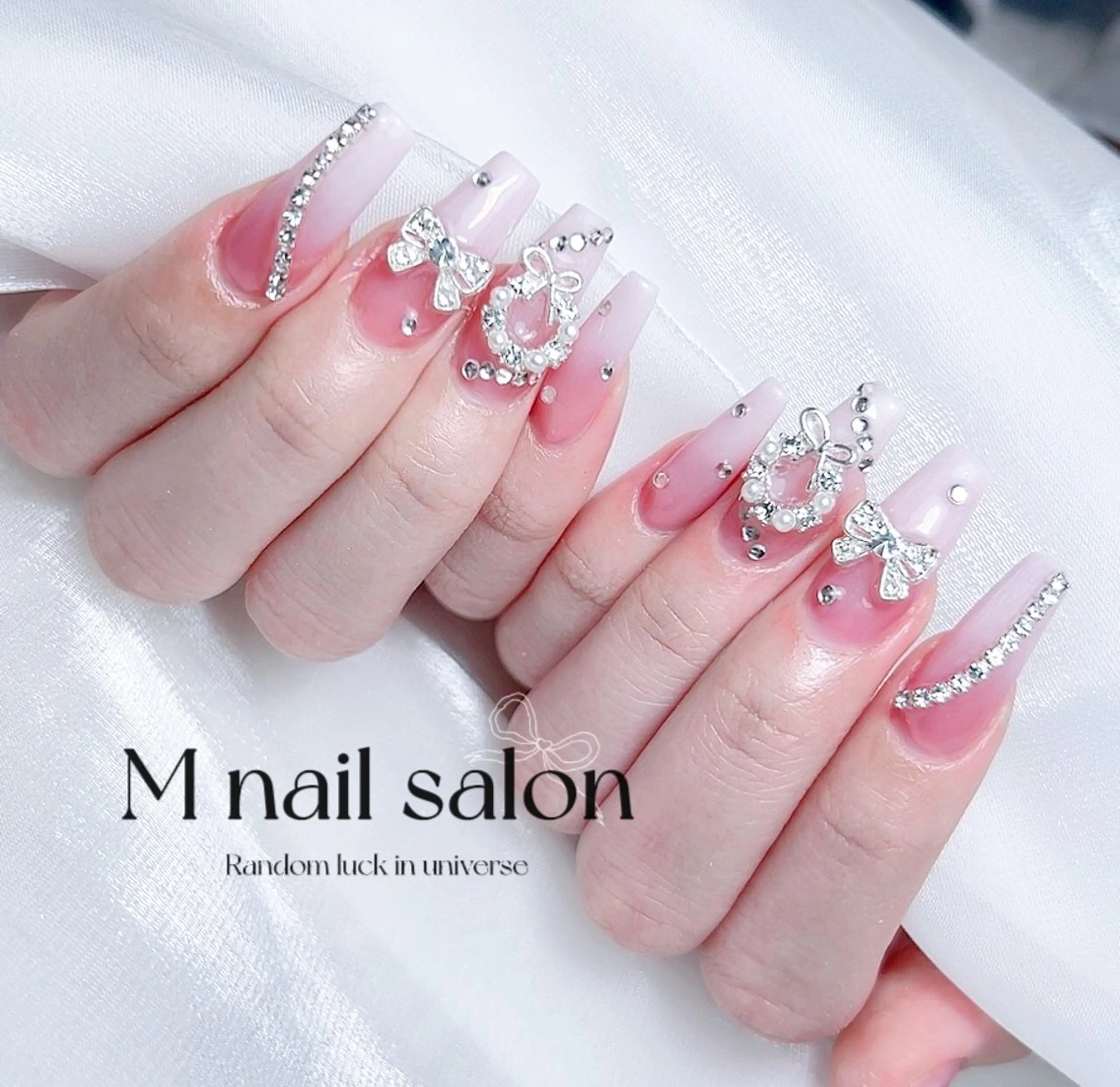 ネイル ハンドネイル M🌷nail 長さだし専門店のネイルデザイン