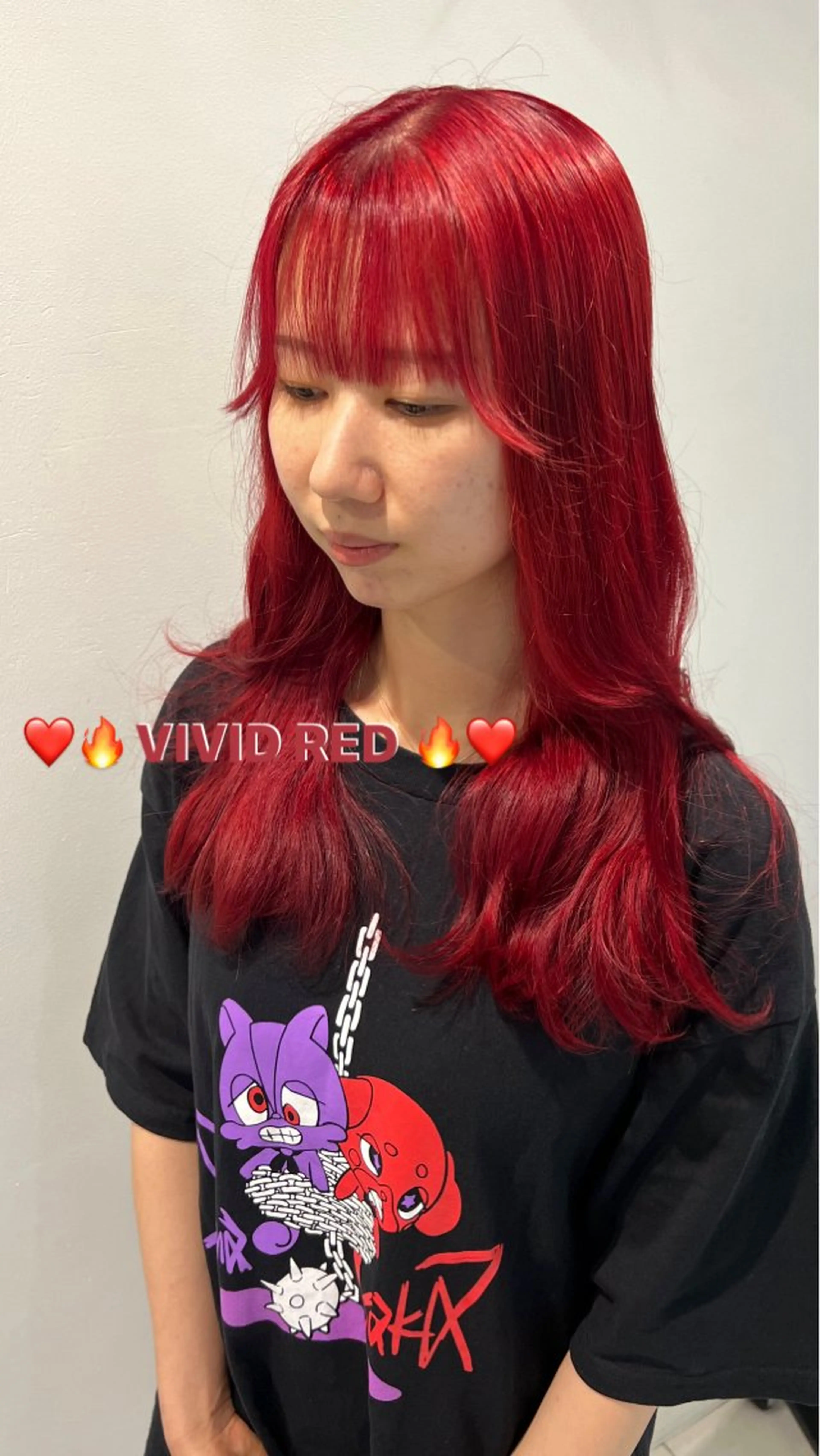 ロング カラー ブリーチ ダブルカラー 縮毛矯正 💚 AKI 💚のヘアスタイル