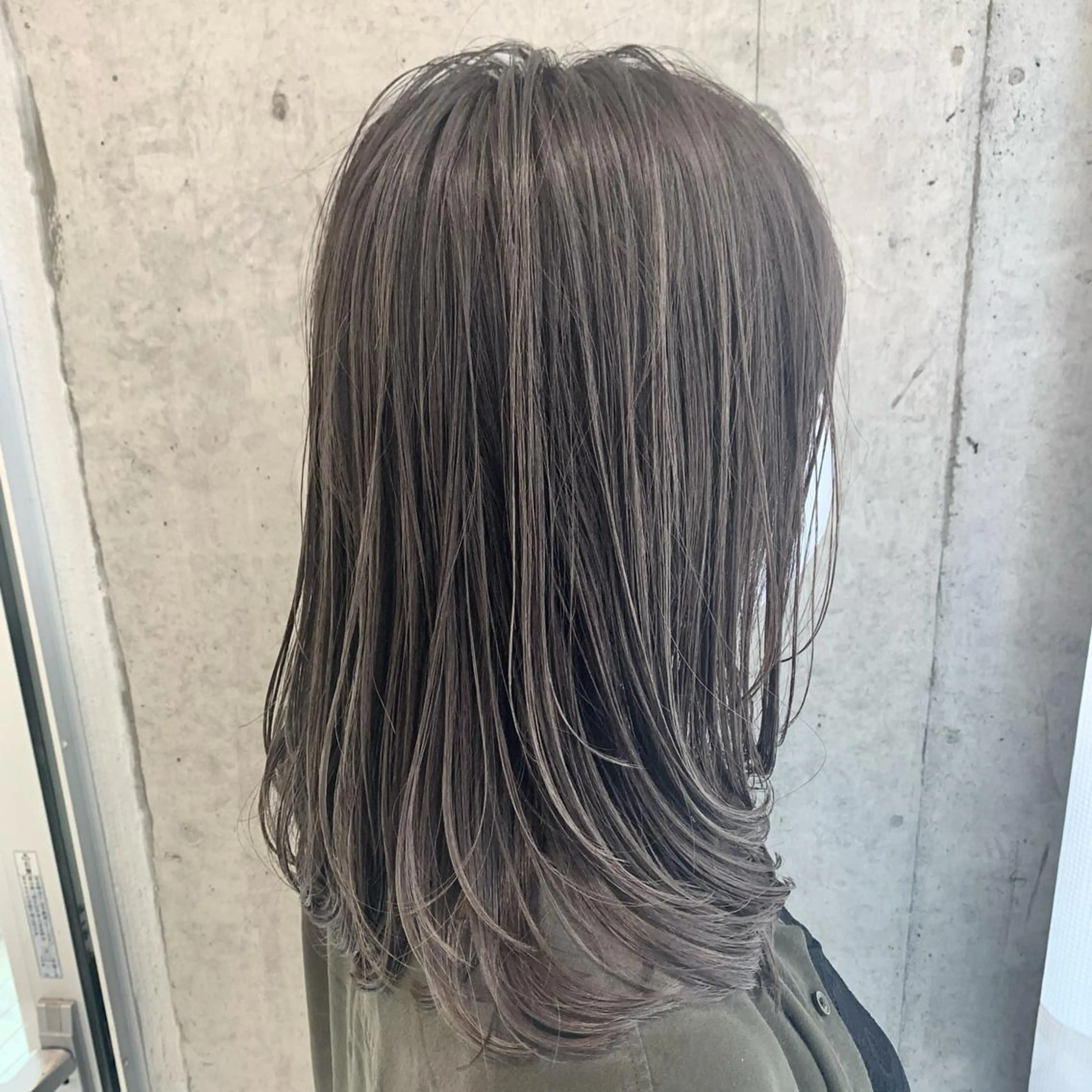 セミロング カット ヘアカラー 藤森結子/韓国ヘア/ パーソナルカラー診断のヘアスタイル