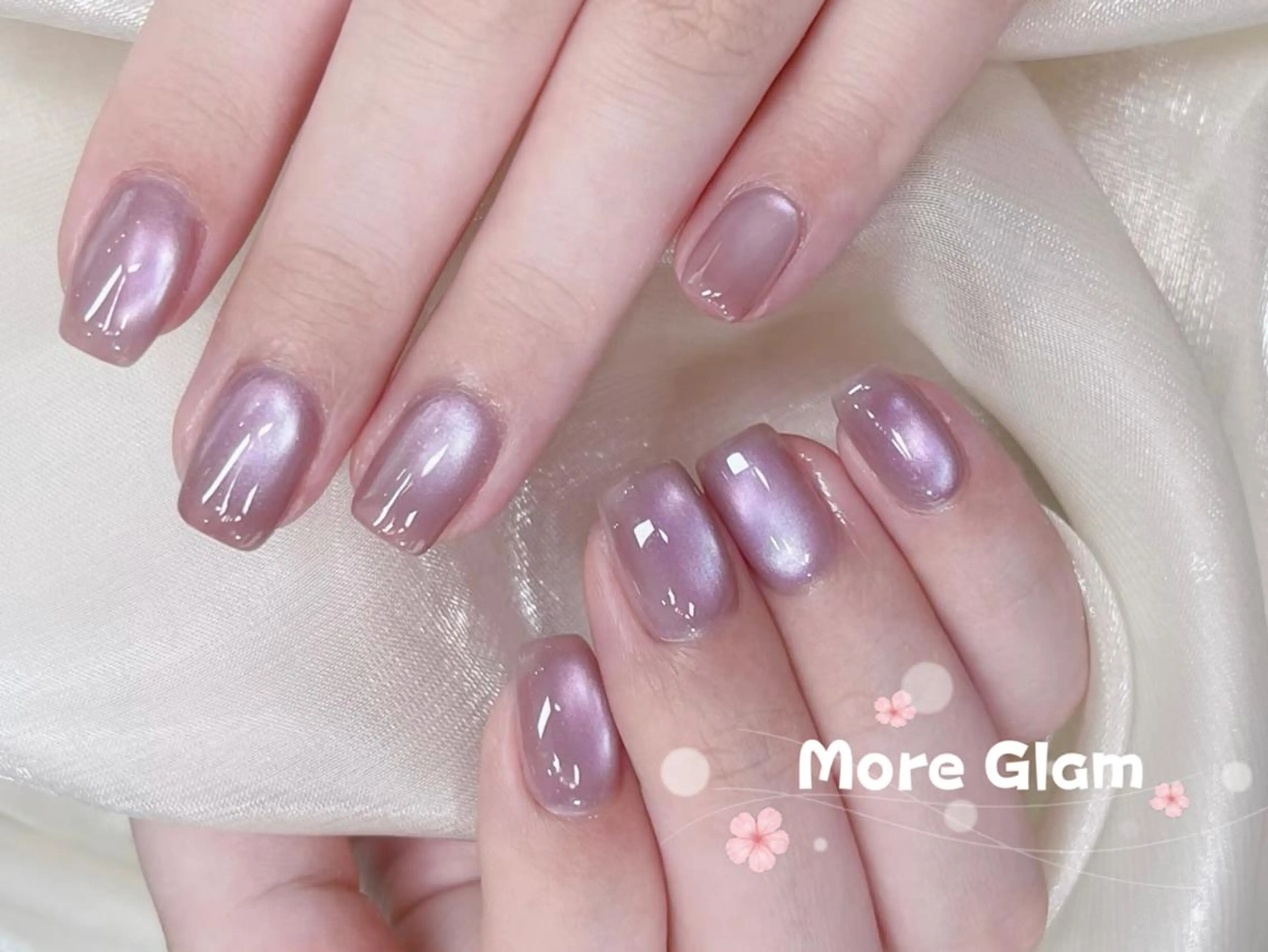 ネイル 韓国ネイル オフィスネイル ネイルチップ More Glam 池袋東口店のネイルデザイン