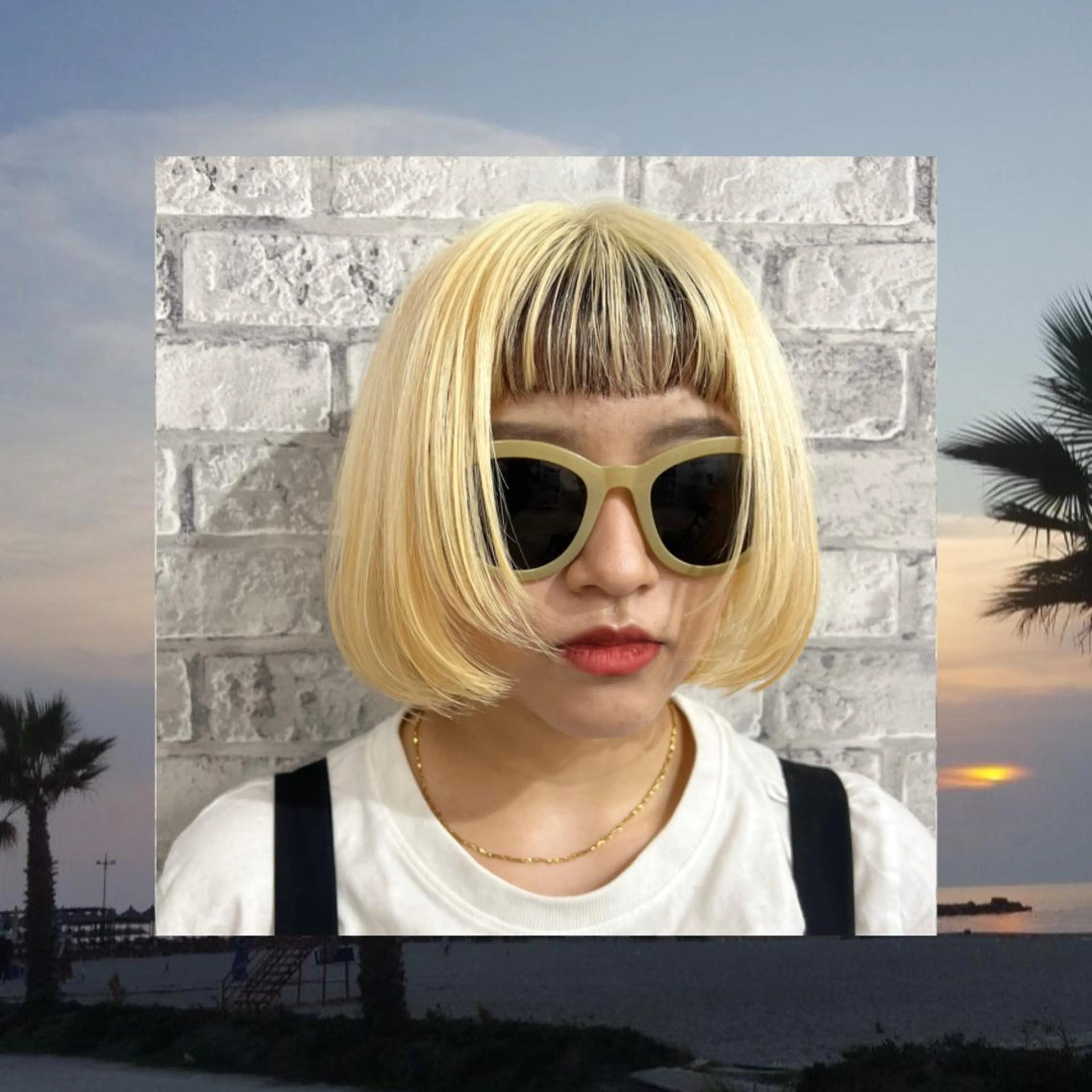 ミディアム カラー パーマ ヘアアレンジ メンズ キッズ ネイル マツエク・マツパ アイブロウ ハイトーンNo.1 👩🏼NaGiSaのヘアスタイル