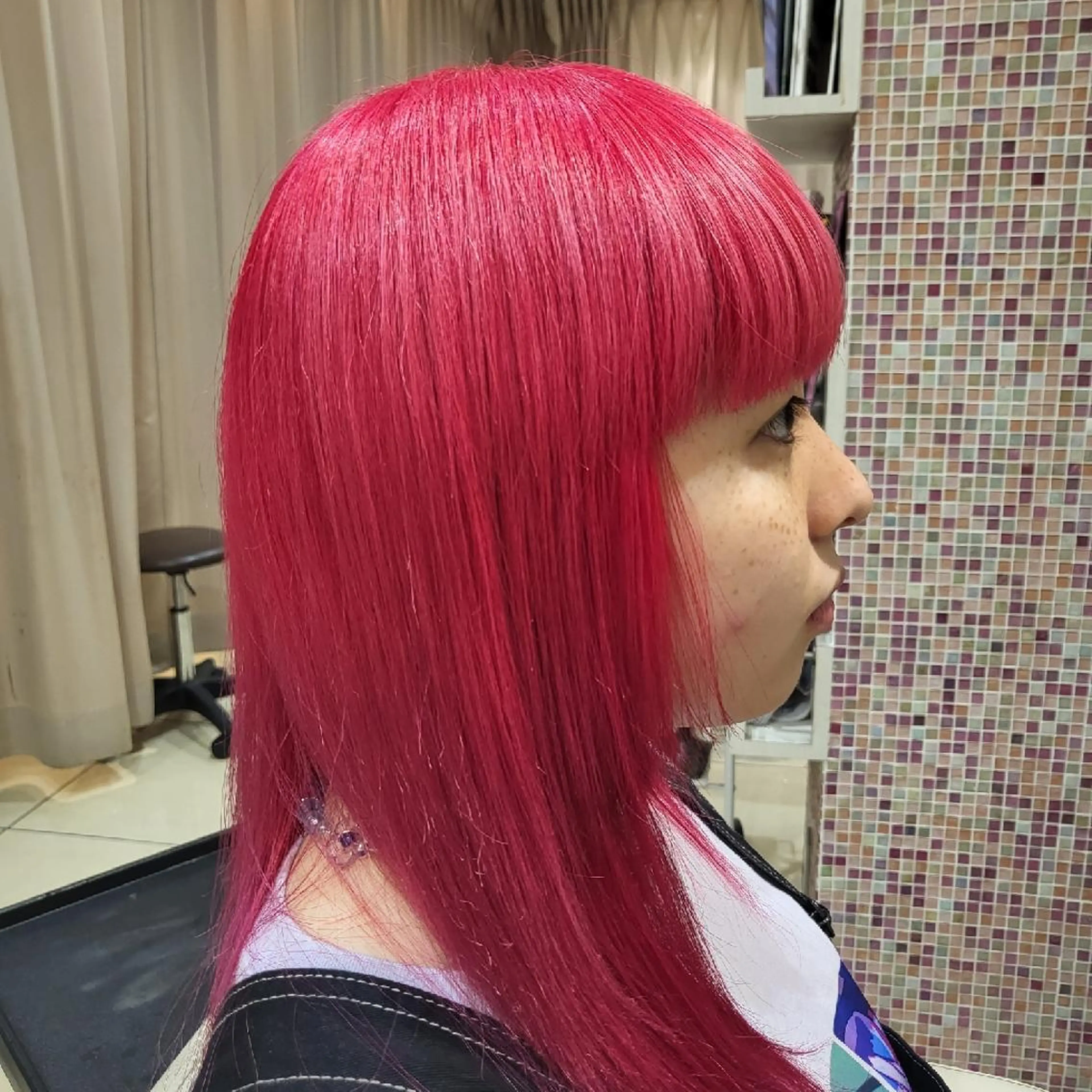 カラー セミロング ヘアカラー トリートメント 社内カット講師・店長 菅原賢一のヘアスタイル