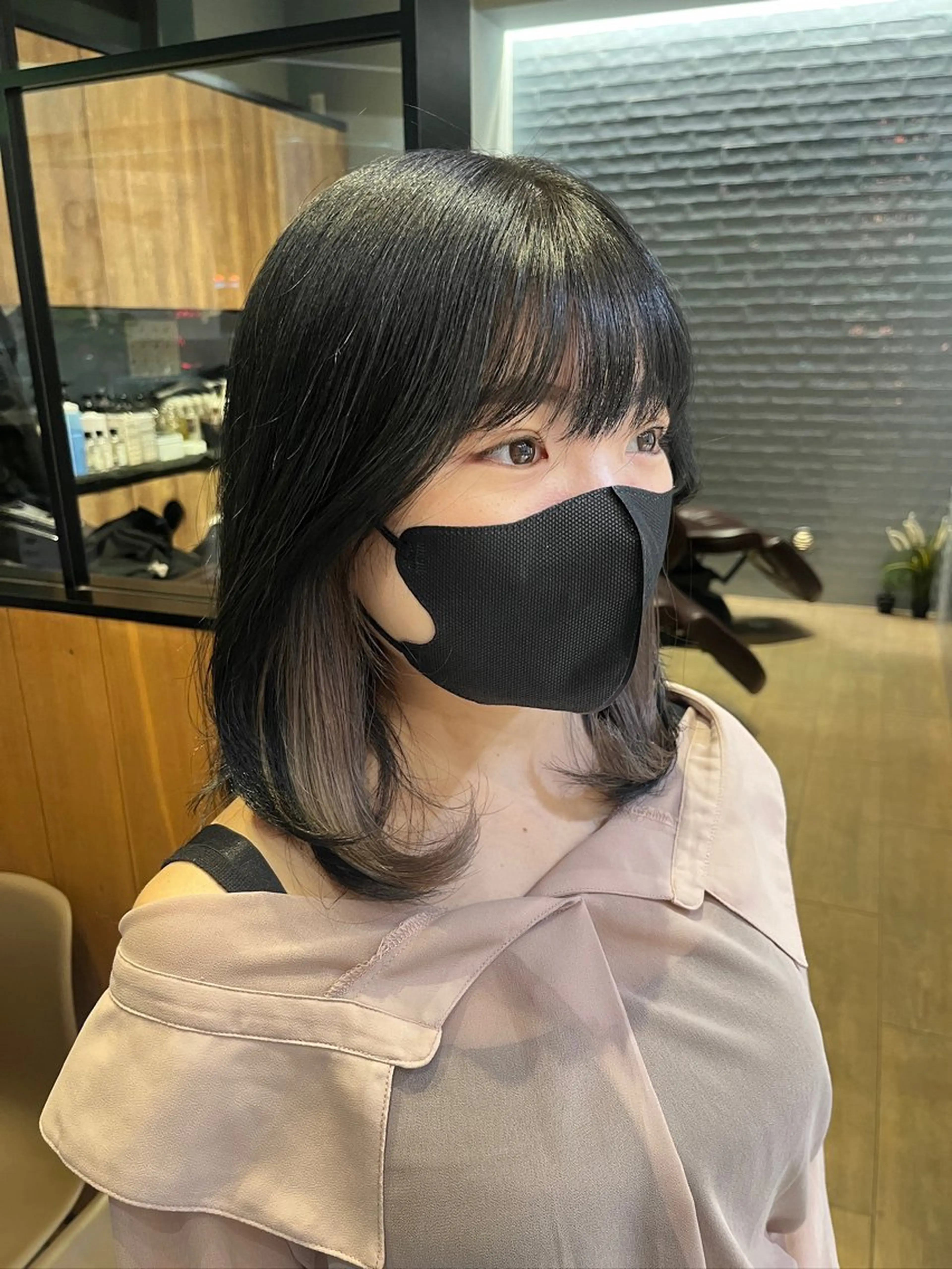 セミロング カラー yuuri🎀/大宮 /韓国ヘア/レイヤーのヘアスタイル