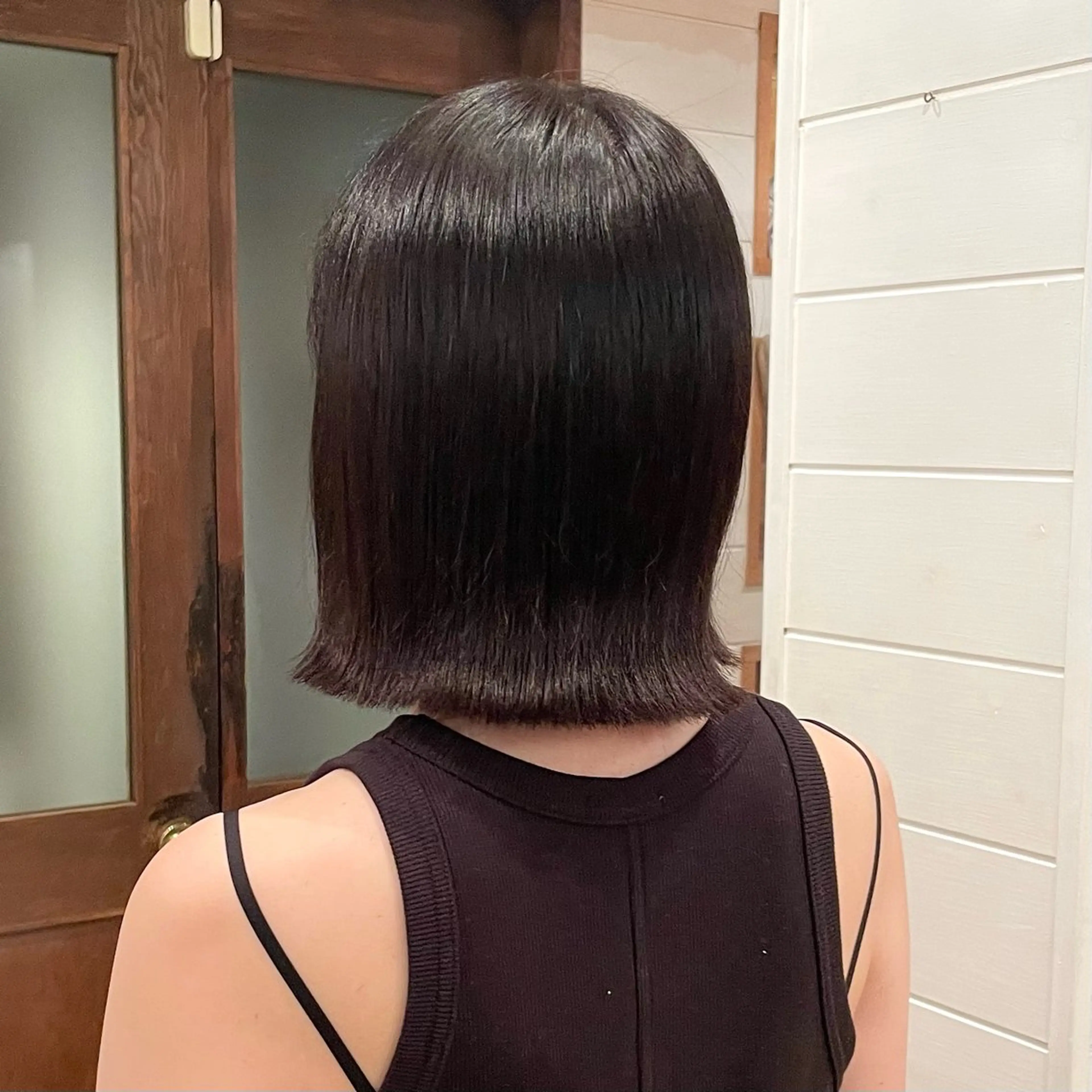 ショート カラー ボブ 韓国風ヘア トリートメント カット ヘアカラー トリートメント ボブ/縮毛矯正/レイ ヤー♡Natsukiのヘアスタイル