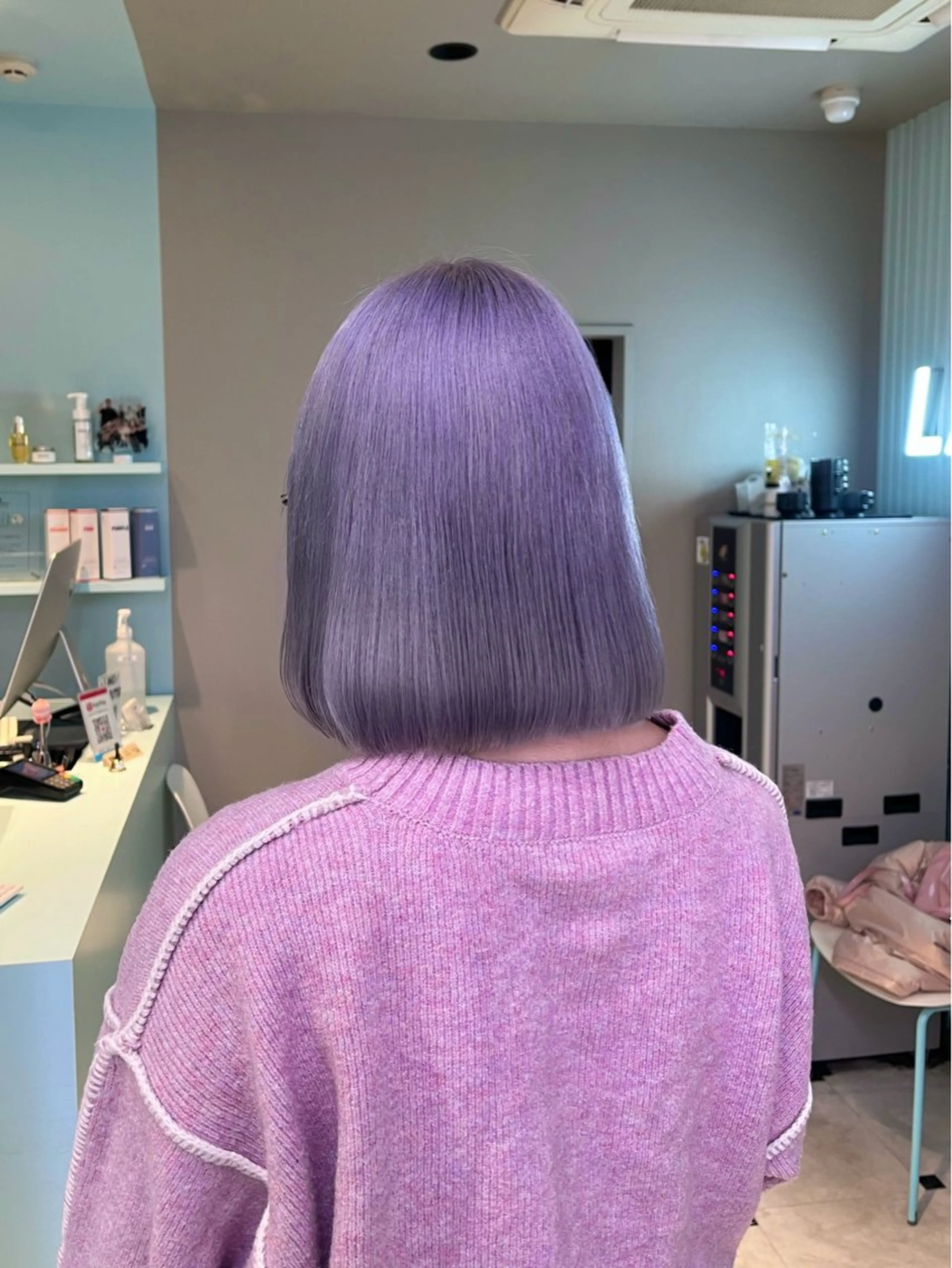 ショート カラー ヘアカラー トリートメント ブリーチカラー 🩵MIZUKIのヘアスタイル