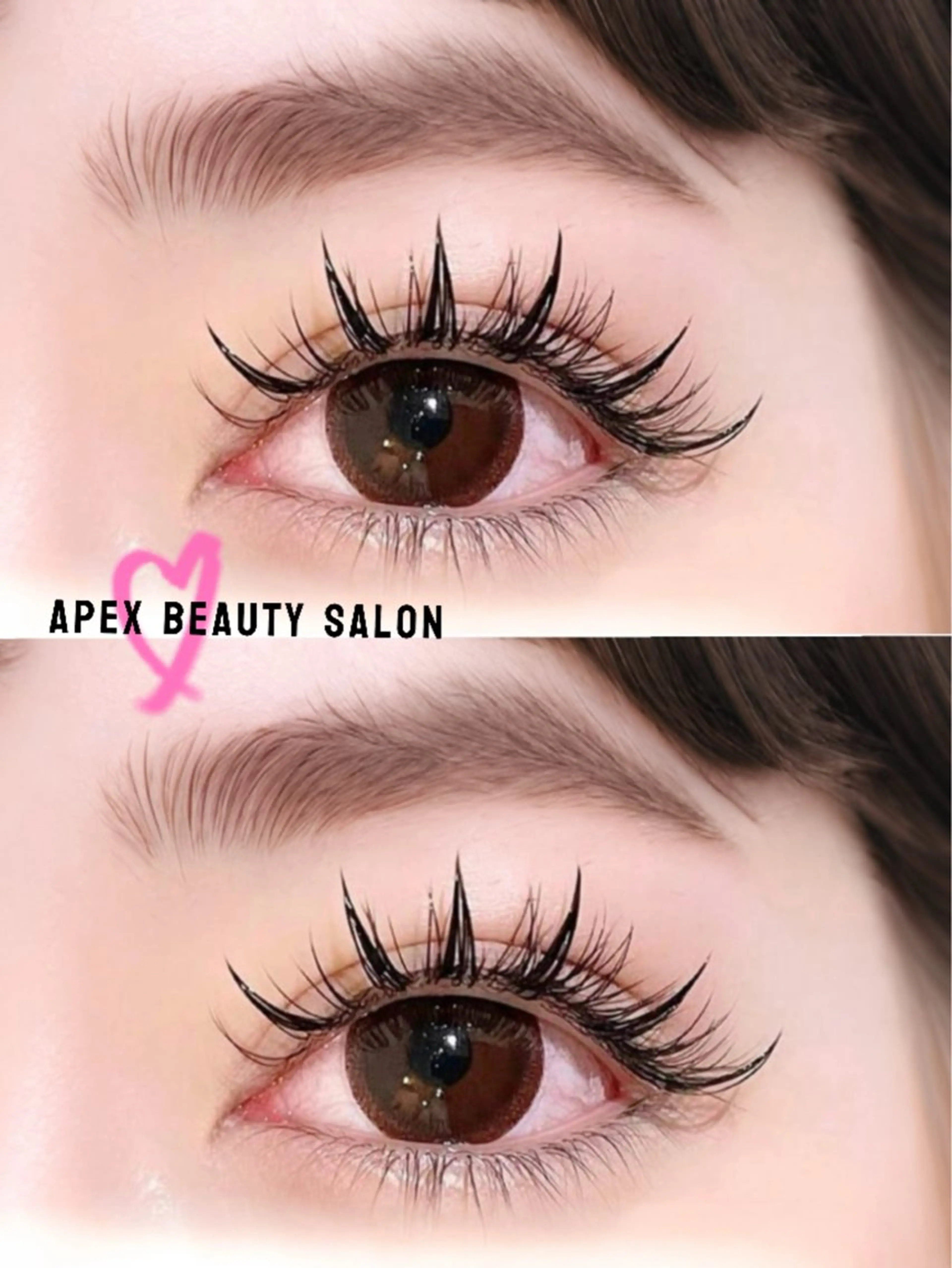 マツエク・マツパ APEX EYELASHのマツエク・マツパデザイン